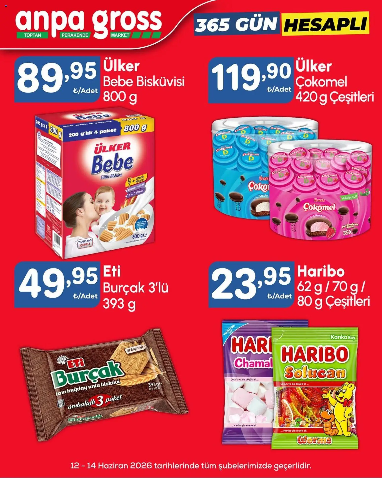 Anpa Gross Katalog - 12.06.2026 tarihinden itibaren geçerlidir | Sayfa: 9 | Ürünler: Yağ, Bisküvi