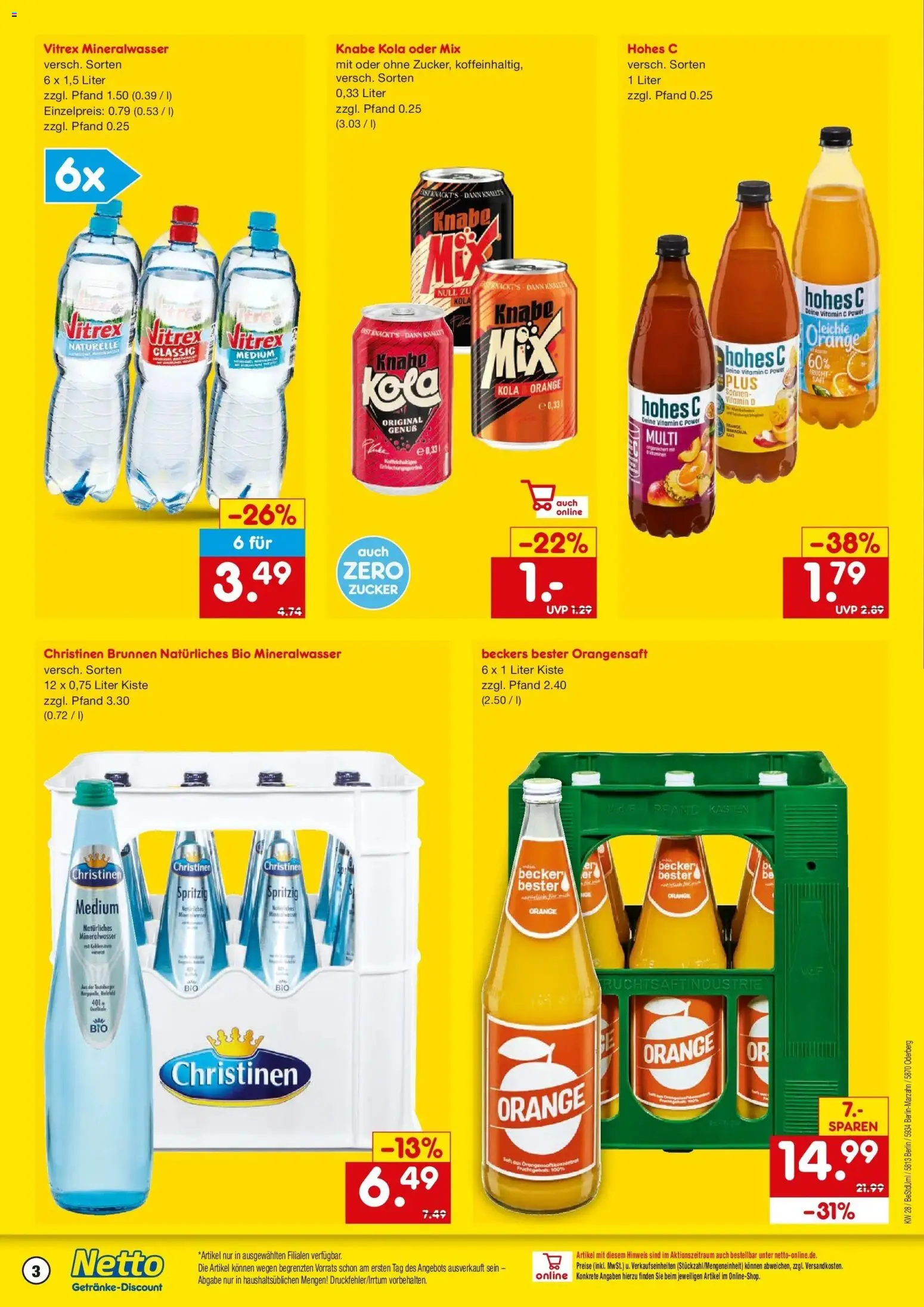 Netto Marken-Discount - Netto: Getränkeangebote – gültig ab 05.07.2026 | Seite: 3