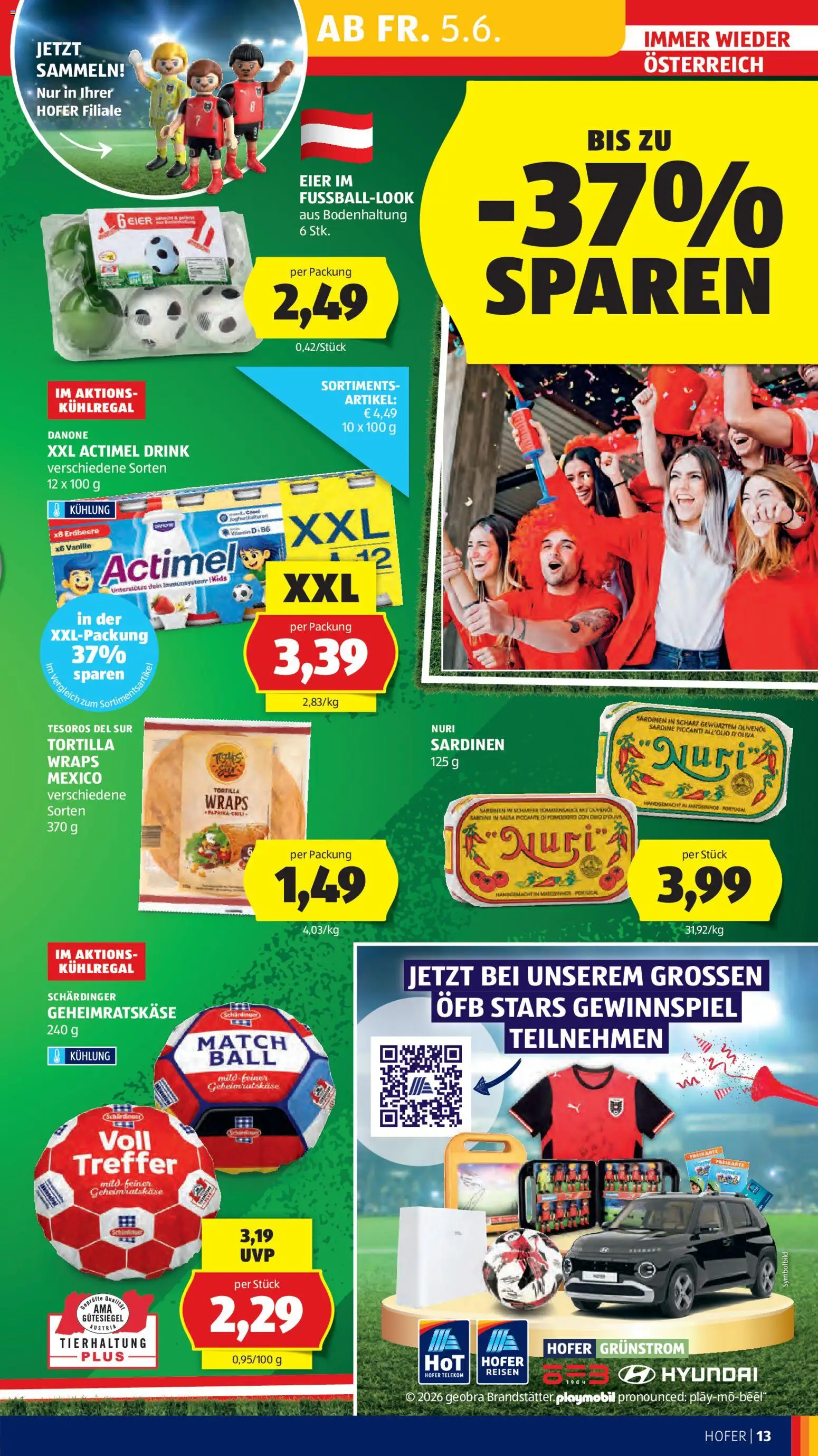 Hofer Flugblatt gültig ab 03.06.2026 | Seite: 15 | Produkte: Eier