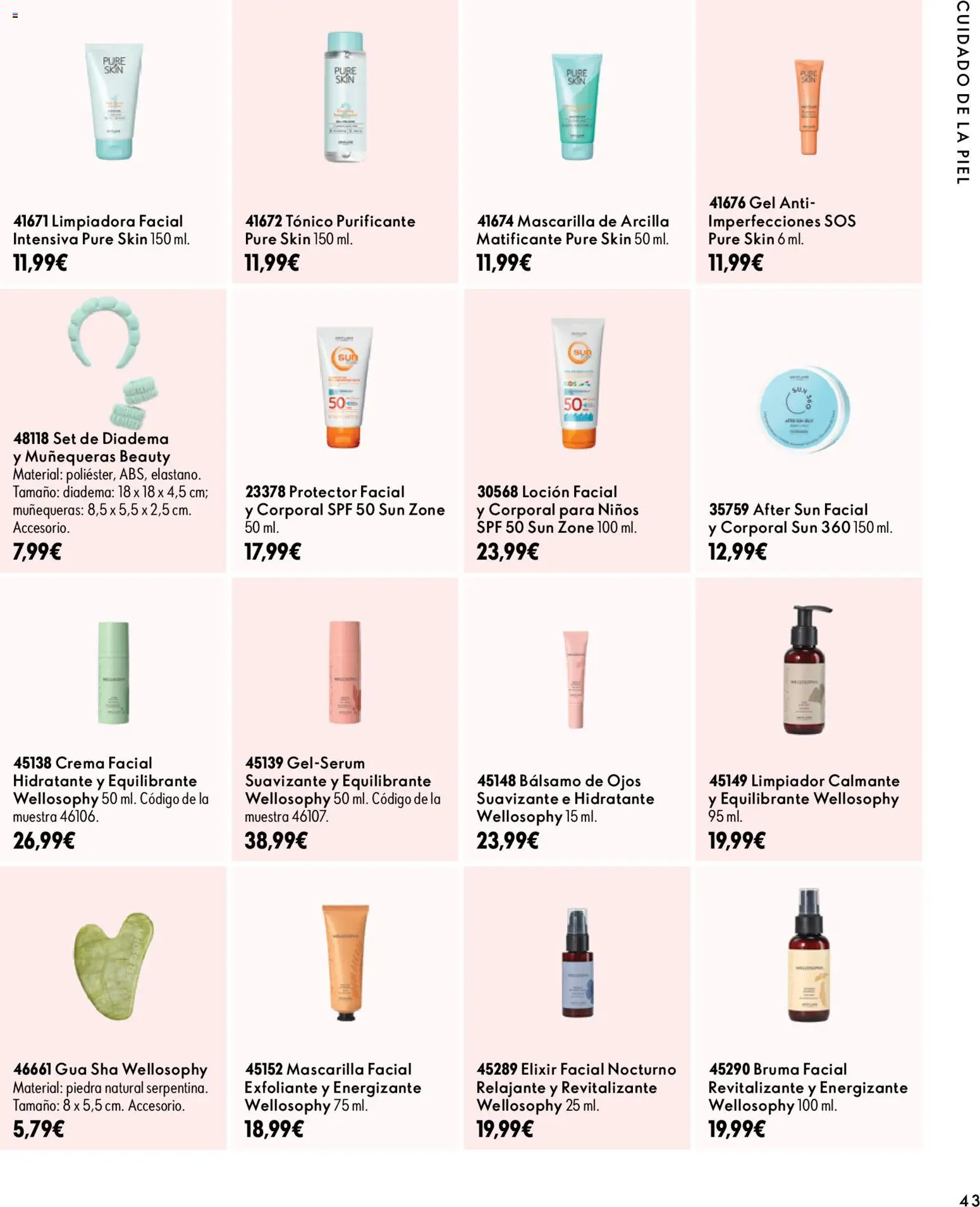 Oriflame - Catálogo Campaña 14 │ válido desde el 07/10/2026 | Página: 43 | Productos: Puré, Crema facial, Crema, Exfoliante