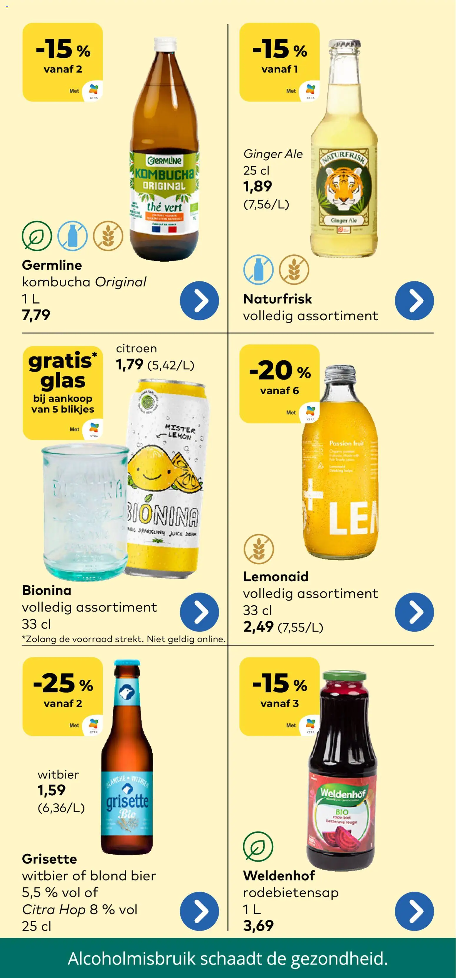 {H1} | Pagina: 12 | Producten: Bier, Fruit, Citroen