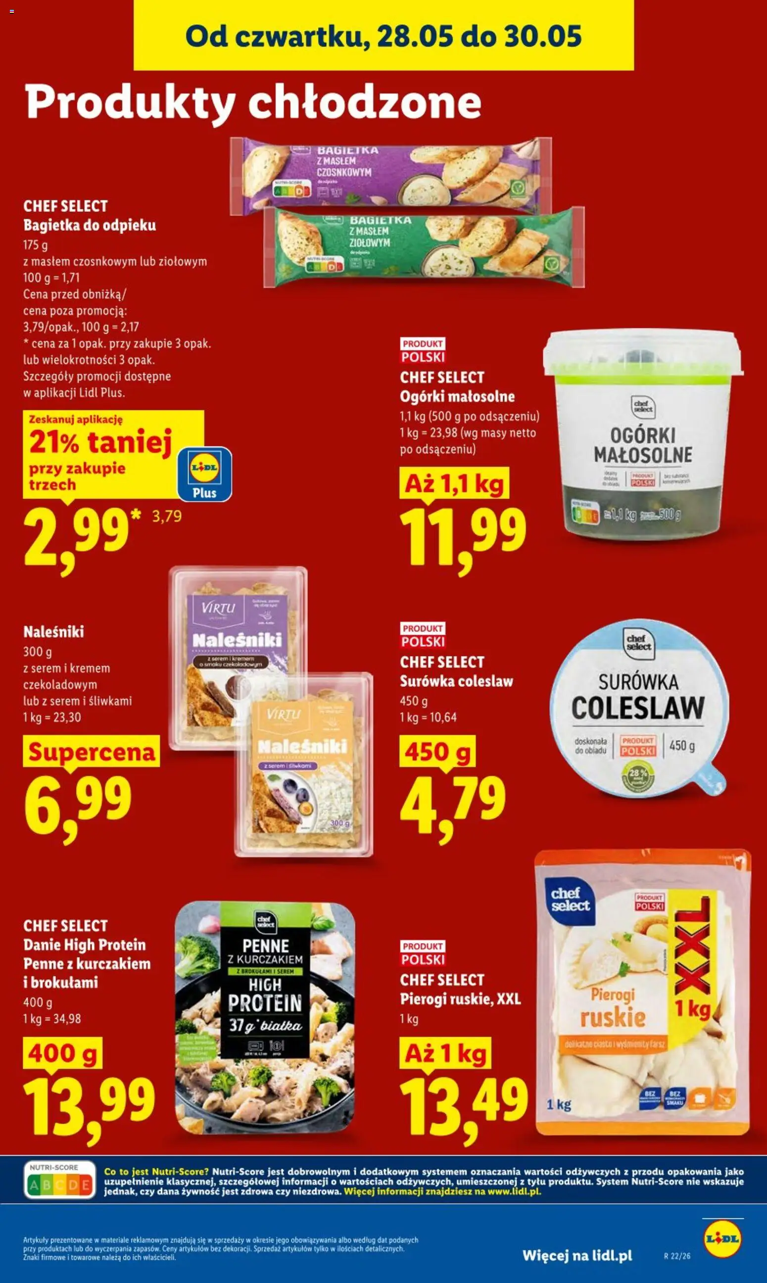 Lidl gazetka od 28.05.2026 | Strona: 53 | Produkty: Bagietka, Surówka colesław, Ogórki, Pancakes