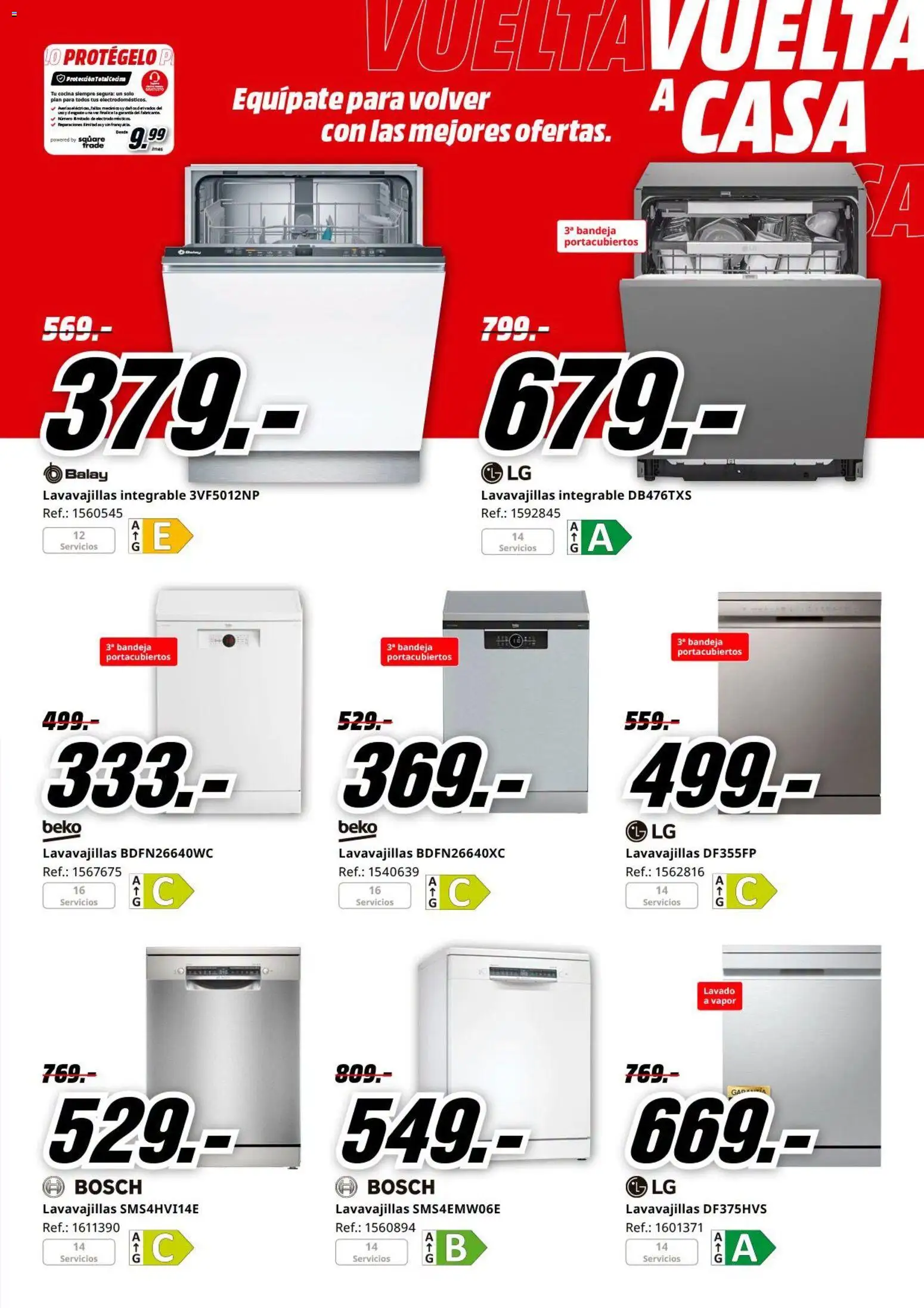 Media Markt Vuelta al Cole │ válido desde el 26/08/2026 | Página: 21 | Productos: Té, Cocina, Lavavajillas, Bandeja