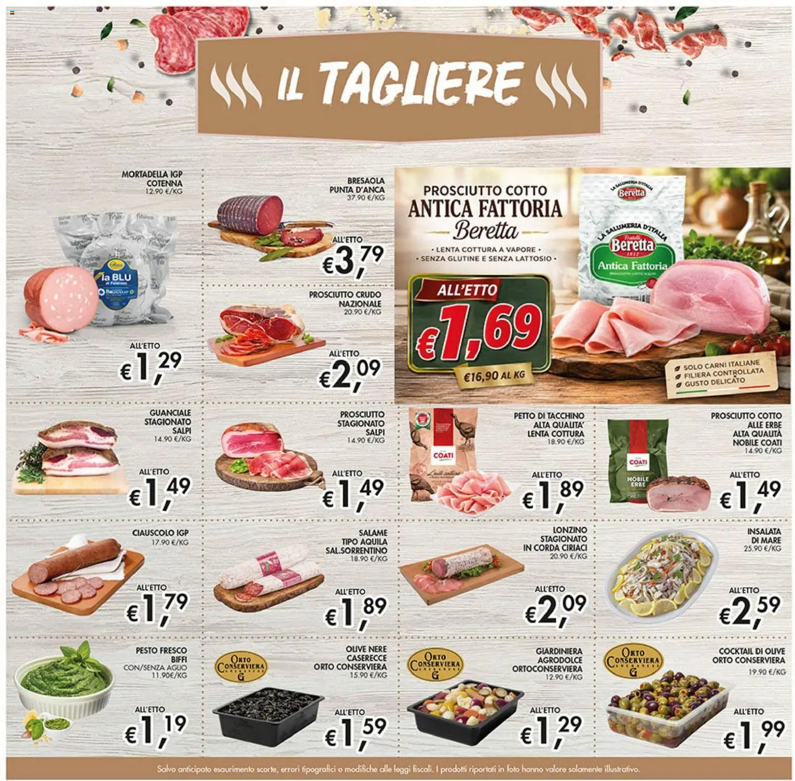 Volantino Coal del 16/07/2026 | Pagina: 7 | Prodotti: Prosciutto Crudo, Prosciutto Cotto, Tacchino, Pesto