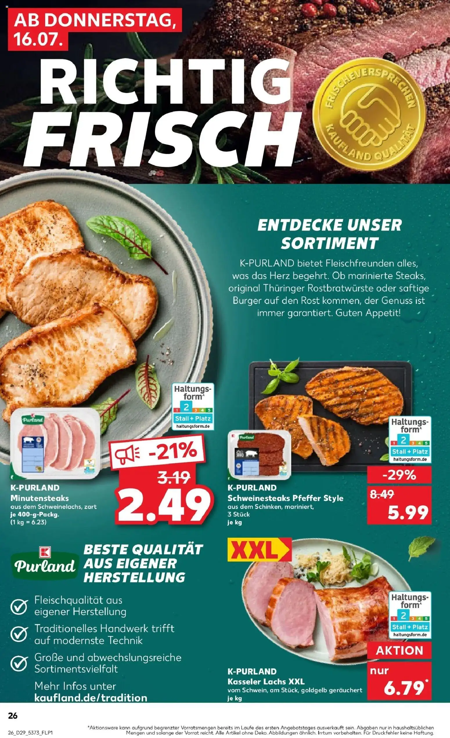 Kaufland Prospekt Hamburg – gültig ab 13.07.2026 | Seite: 35 | Produkte: Burger, Lachs, Pfeffer