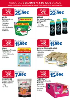 Vista previa Costco catálogo válido desde el 08.06.2026 | Página: 11 | Productos: Mousse, Detergente, Pescado, Suavizante