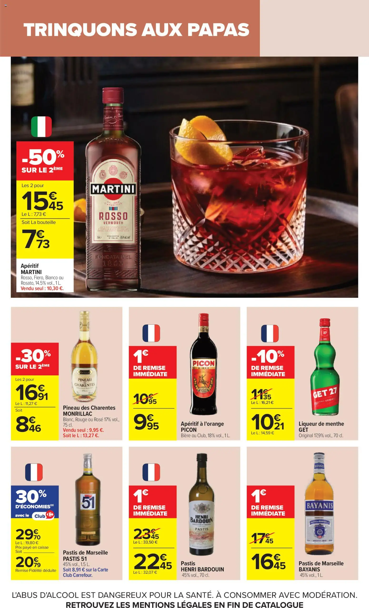{H1} | Page: 21 | Produits: Pastis, Menthe, Bière, Pastis 51