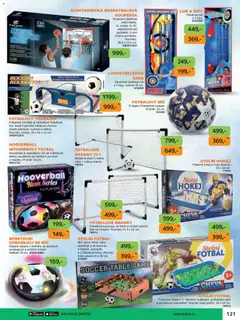 Náhled letáku Dráčik katalog - Vánoce od 08.10.2026 | Strana: 121 | Produkty: Luk, Fotbalový míč, Fotbalový trenažer, LED