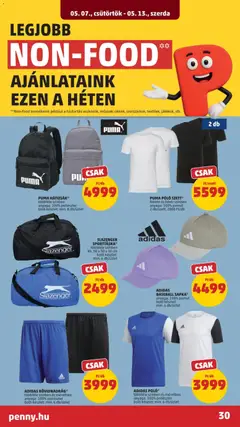 PUMA PÓLÓ SZETT*, fekete és fehér színben anyaga: 100% pamut 2 db/szett, 2800 Ft/db - amely érvényes a következő dátumtól: 07.05.2026 | Oldal: 34