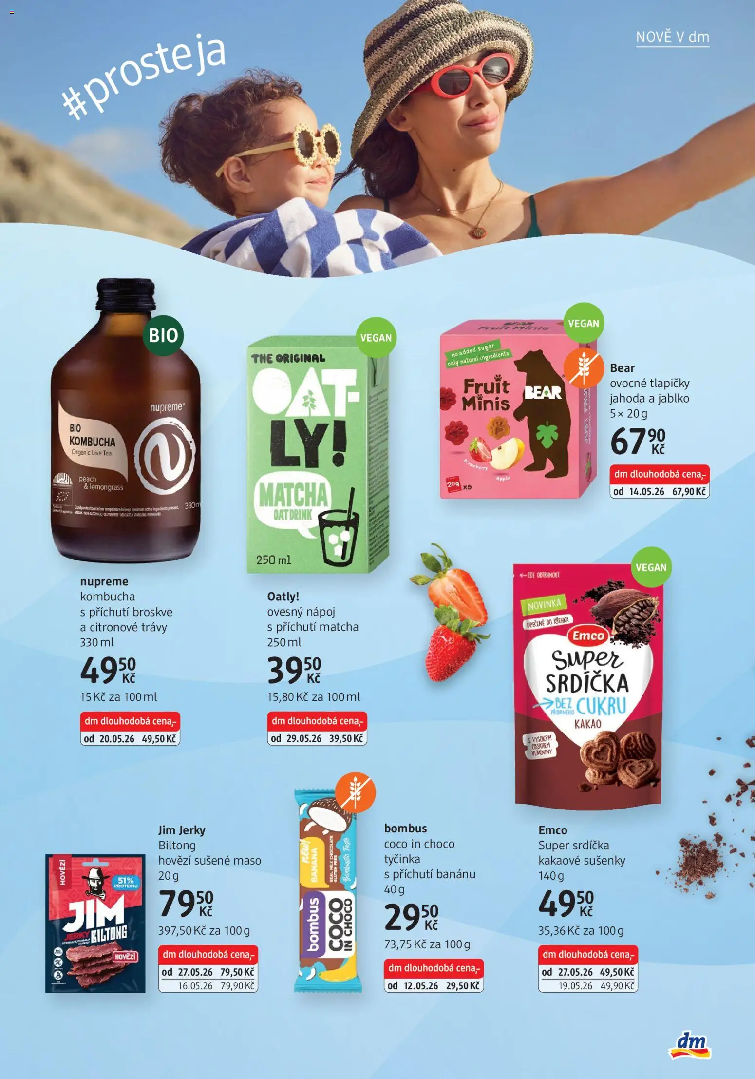 dm drogerie leták od 30.06.2026 | Strana: 11 | Produkty: Vegan, Kombucha, Broskve, Kakao