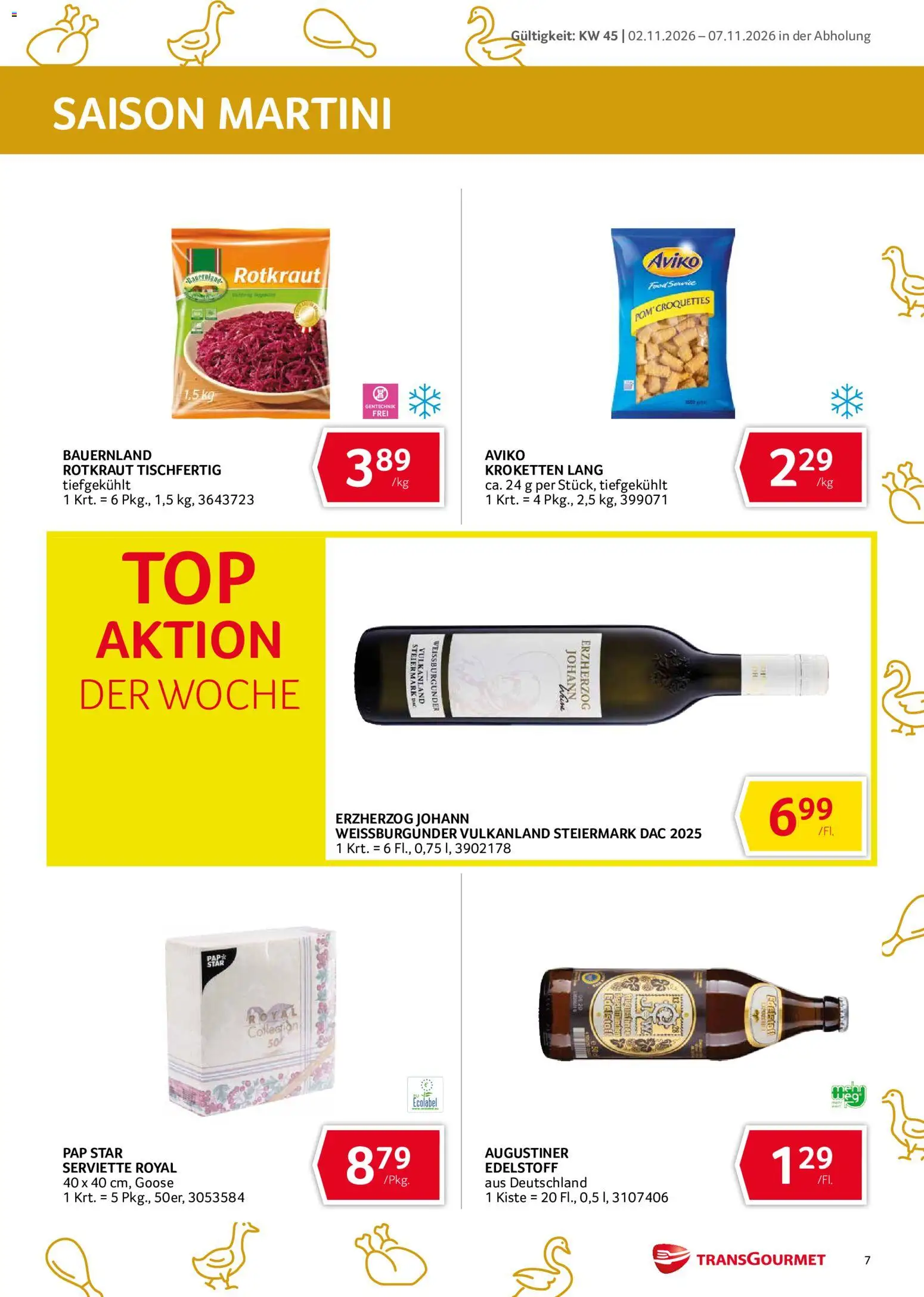 Transgourmet Abhol Aktion gültig ab 02.11.2026 | Seite: 7