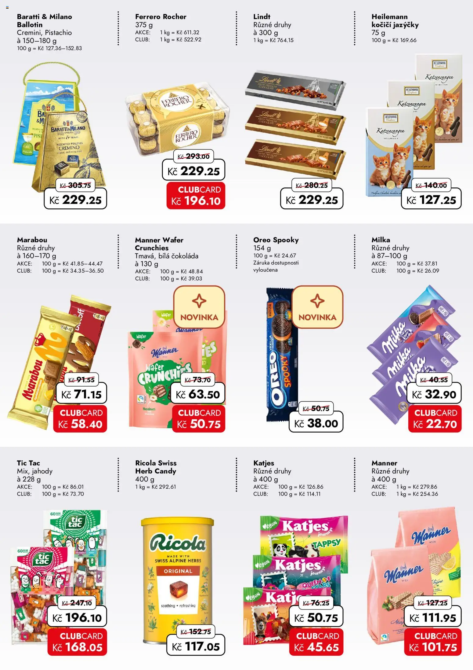 Travel Free leták od 16.10.2026 | Strana: 5 | Produkty: Ferrero Rocher, Lindt, Čokoláda, Bílá čokoláda