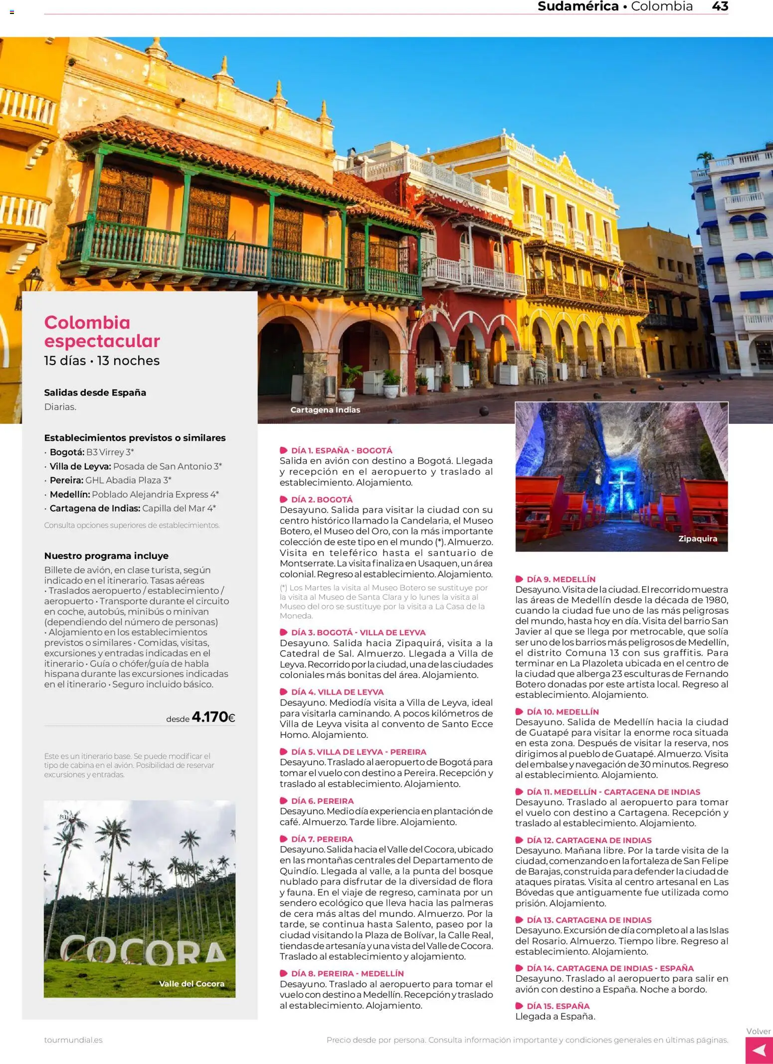 Viajes El Corte Inglés Centroamérica y Sudamérica │ válido desde el 01.01.2026 | Página: 42 | Productos: Palmeras, Navegación
