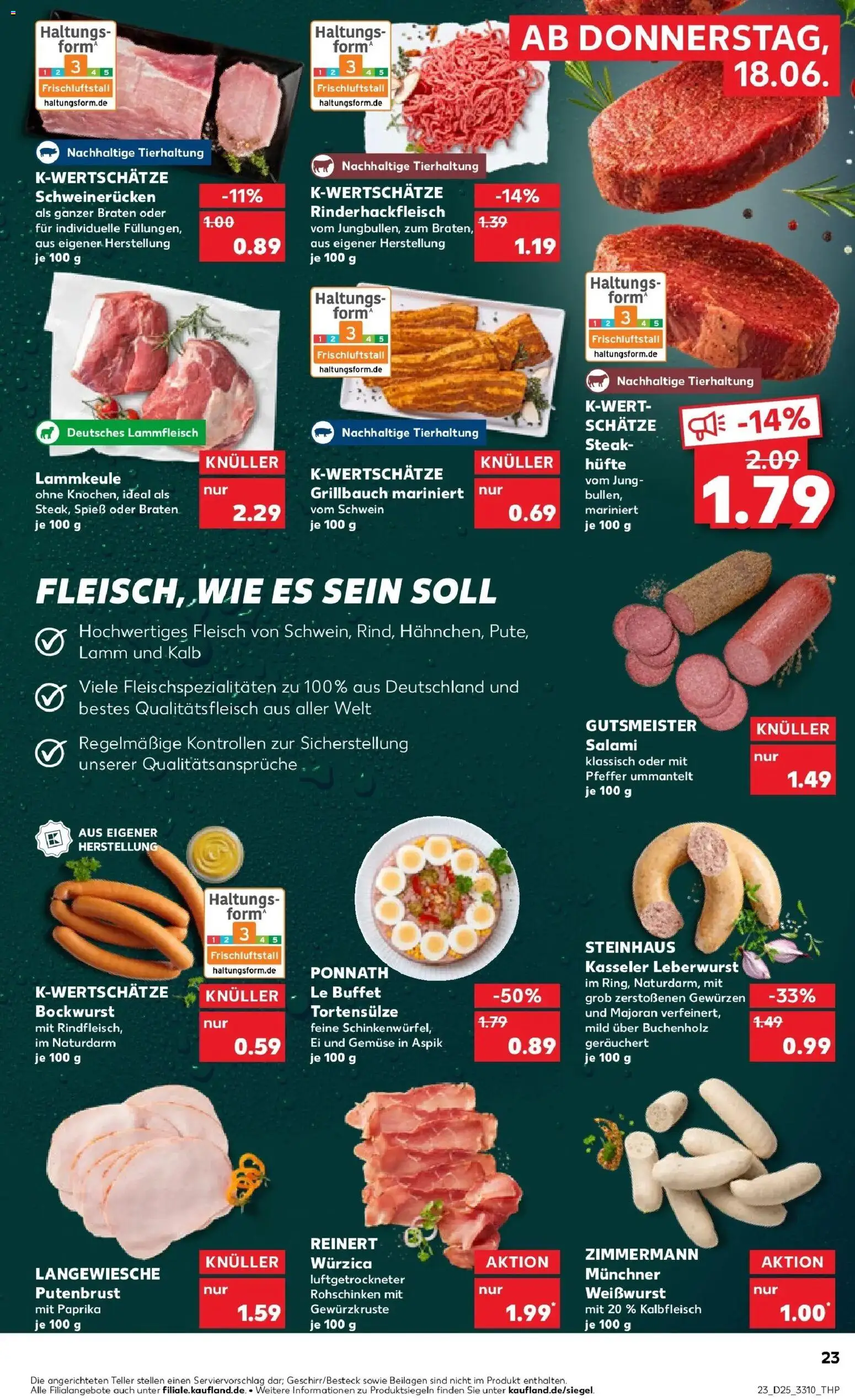Kaufland Prospekt Halle (Saale) – gültig ab 15.06.2026 | Seite: 32 | Produkte: Bockwurst, Weißwurst, Paprika, Salami