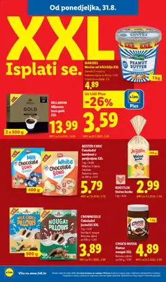 MARIBEL Maslac od kikirikija XXL, Smooth ili crunchy - Pregled kataloga iz trgovine Lidl, vrijedi od 31.08.2026 | Stranica: 8