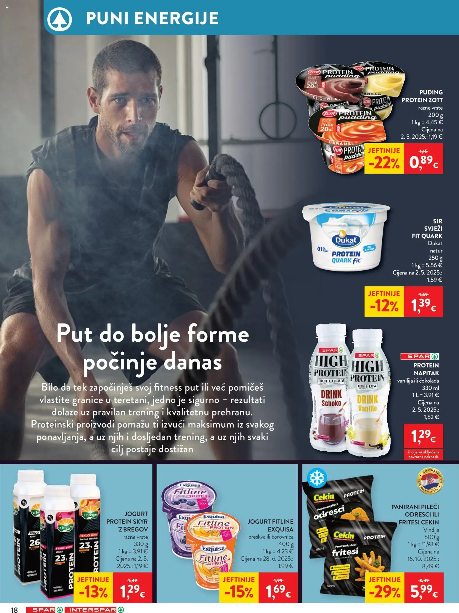 Spar katalog | vrijedi od 20.05.2026 | Stranica: 24 | Proizvodi: Vindija, Čokolada, Breskva, Borovnica
