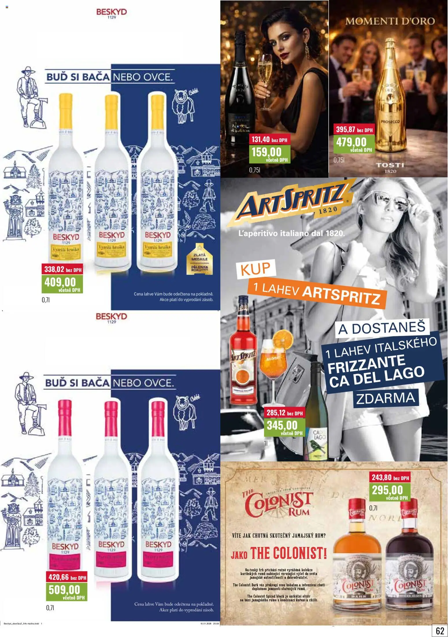 Ratio leták od 01.06.2026 | Strana: 63 | Produkty: Prosecco, Frizzante, Koření, Lahve