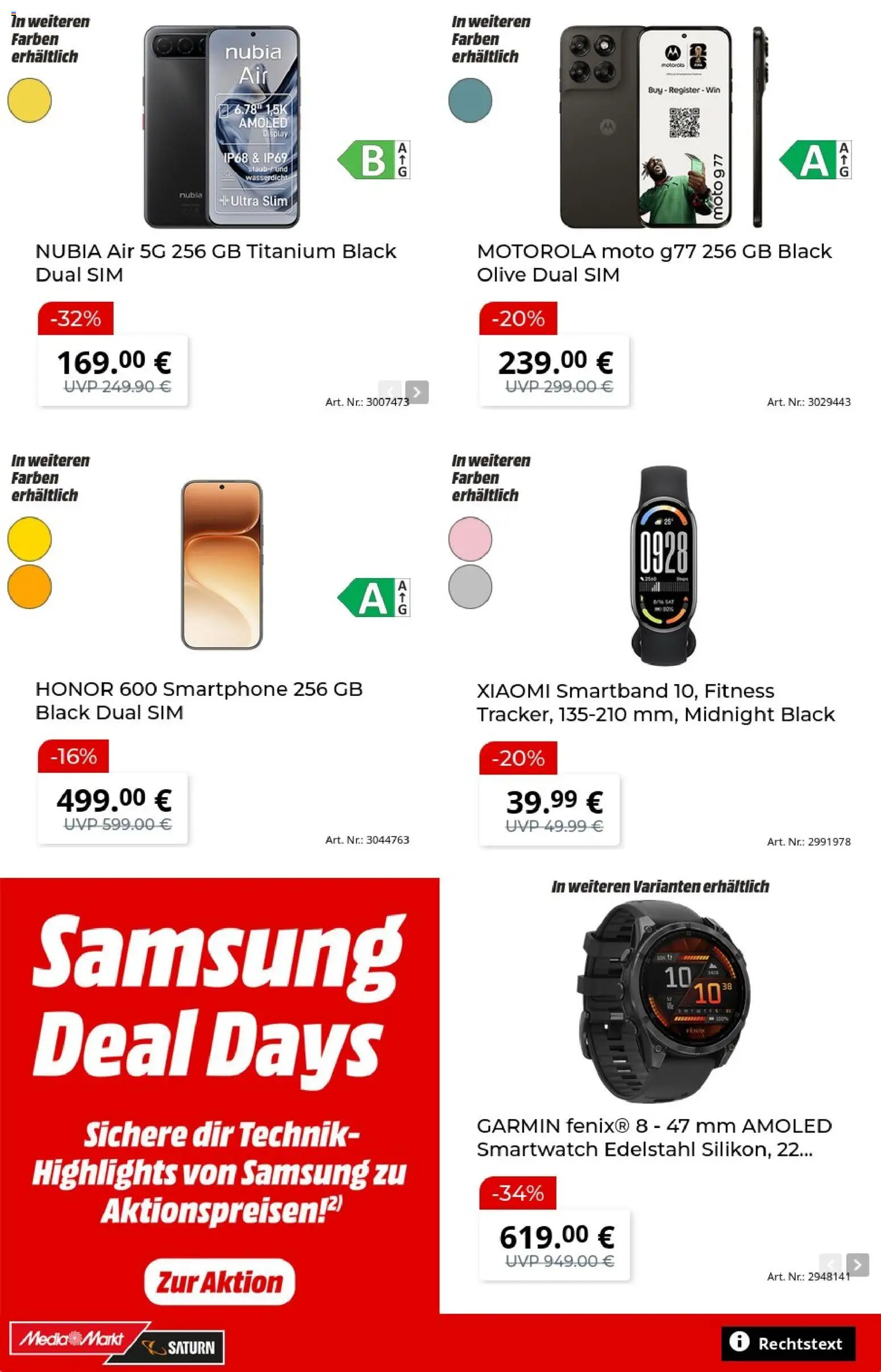 Media Markt Prospekt – gültig ab 15.05.2026 | Seite: 11 | Produkte: Xiaomi, Smartwatch, Samsung, Smartphone
