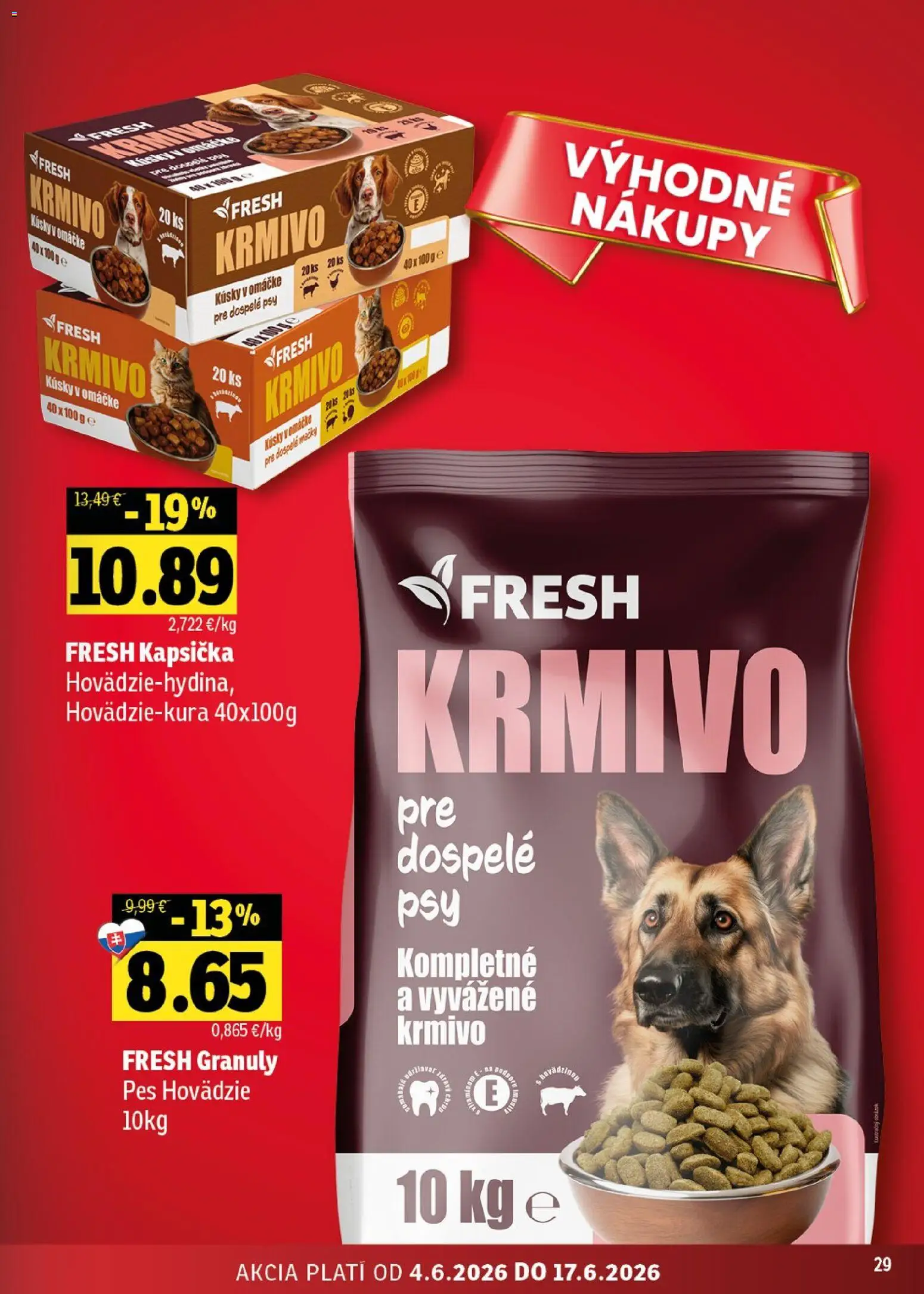 Nové Fresh akcie – leták je platný od 04.06.2026 | Strana: 29 | Produkty: Omáčka