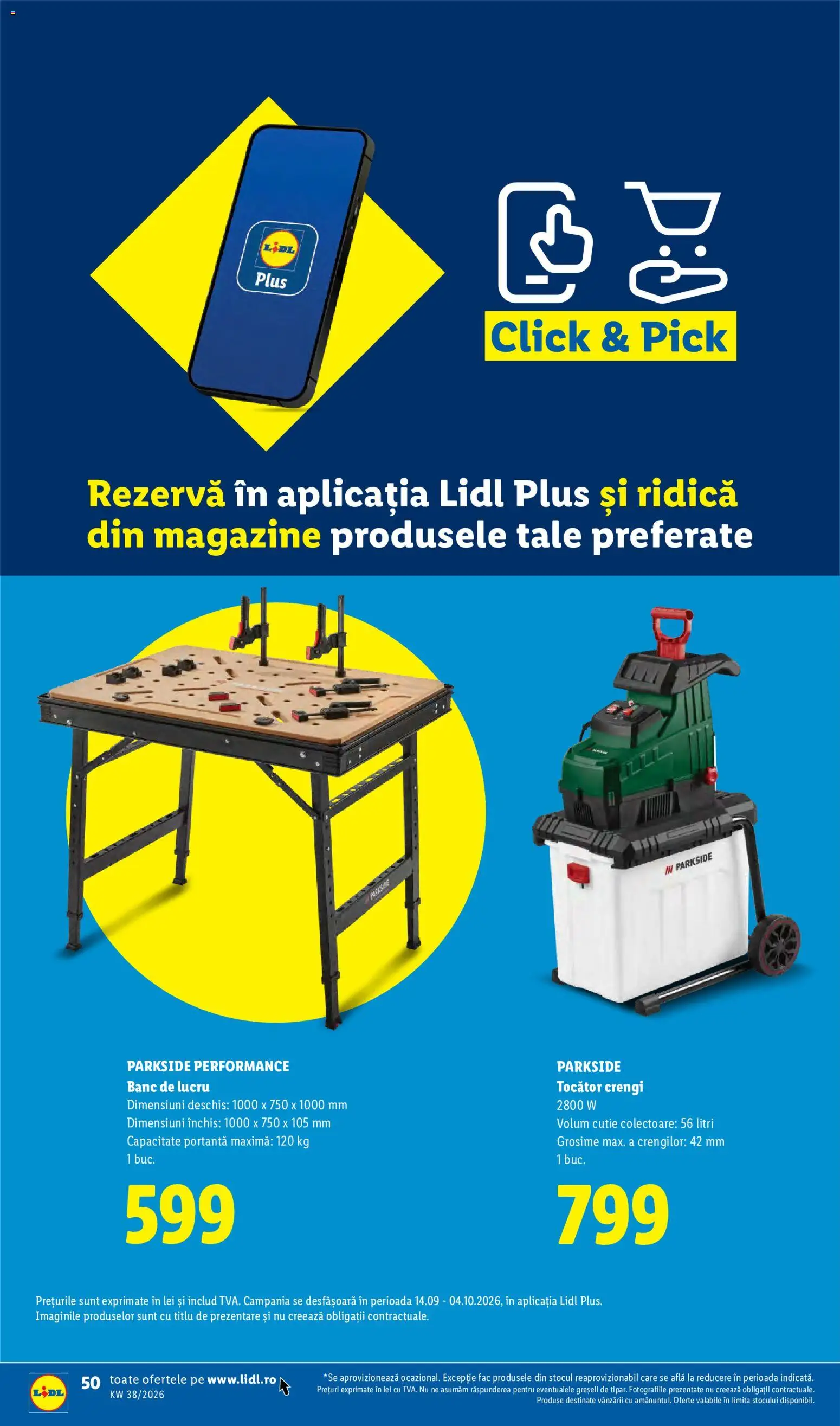 Noul catalog Lidl – valabil de la 14.09.2026 | Pagină: 50