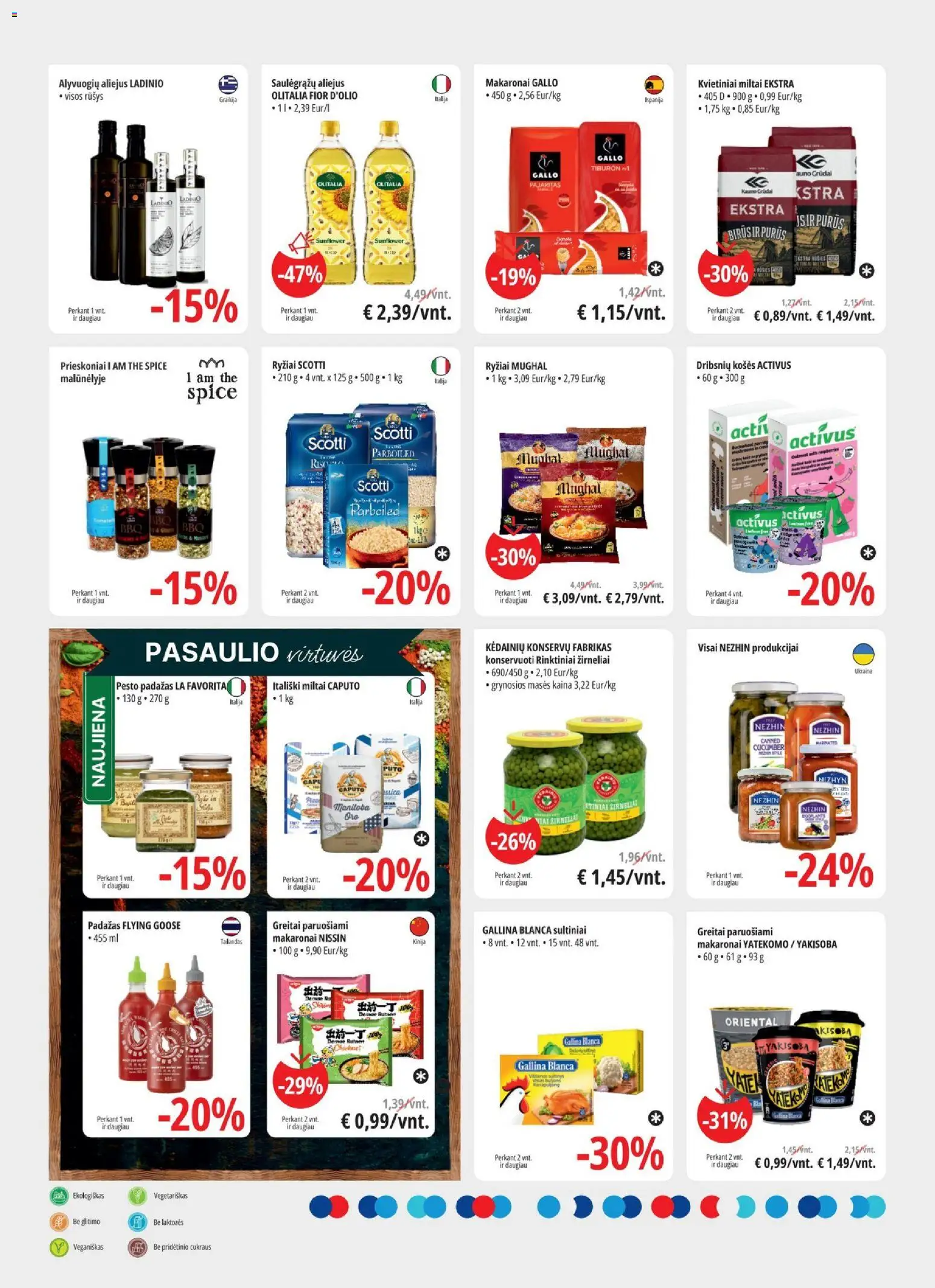 ePromo akcijos nuo 29.04.2026 | Puslapis: 8 | Prekių: Miltai, Prieskoniai, Padažas, Makaronai