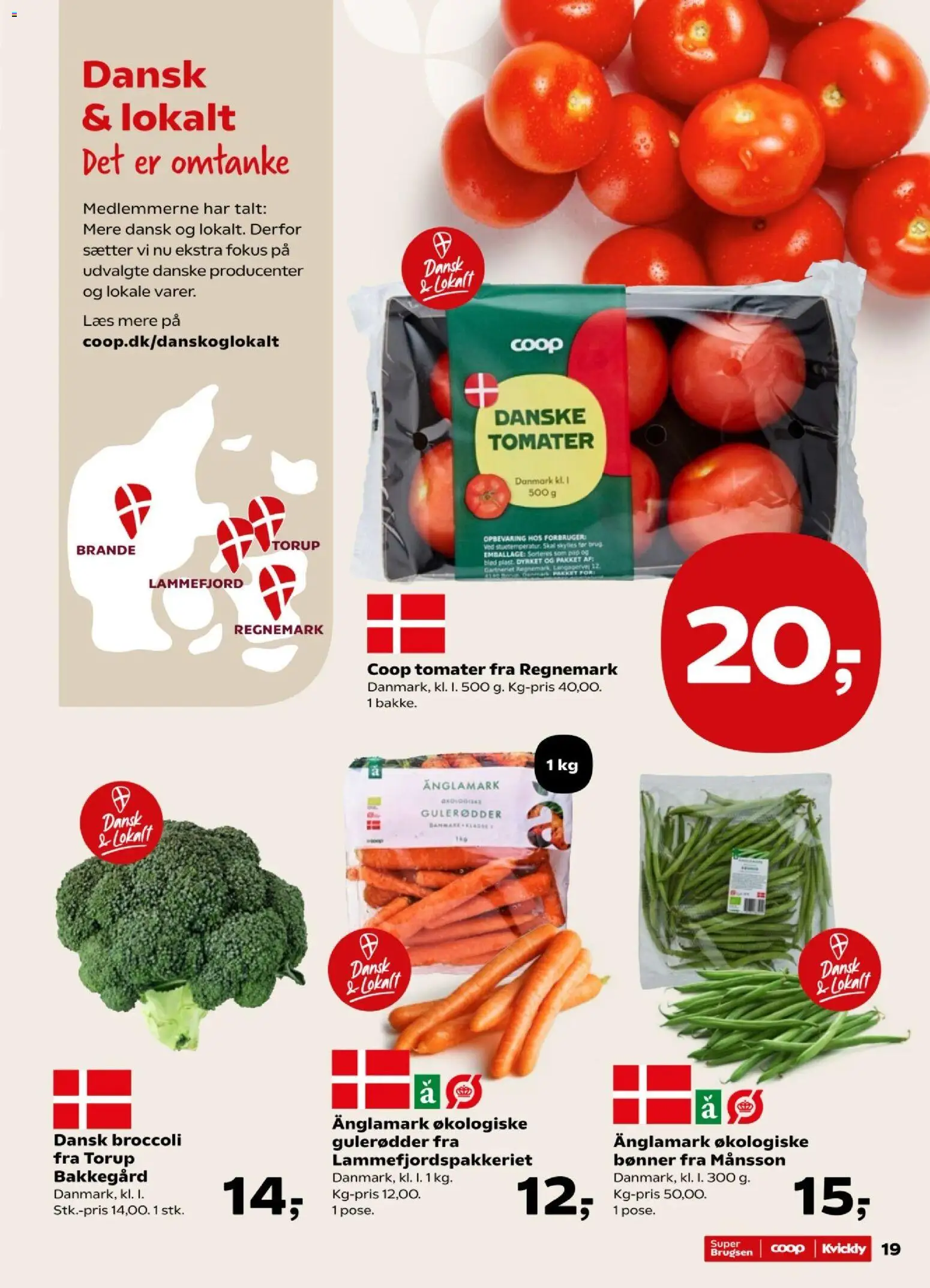 Super Brugsen tilbudsavis – gyldig fra 28/08/2026 | Side: 22 | Produkter: Tomater, Broccoli, Bønner, Søm