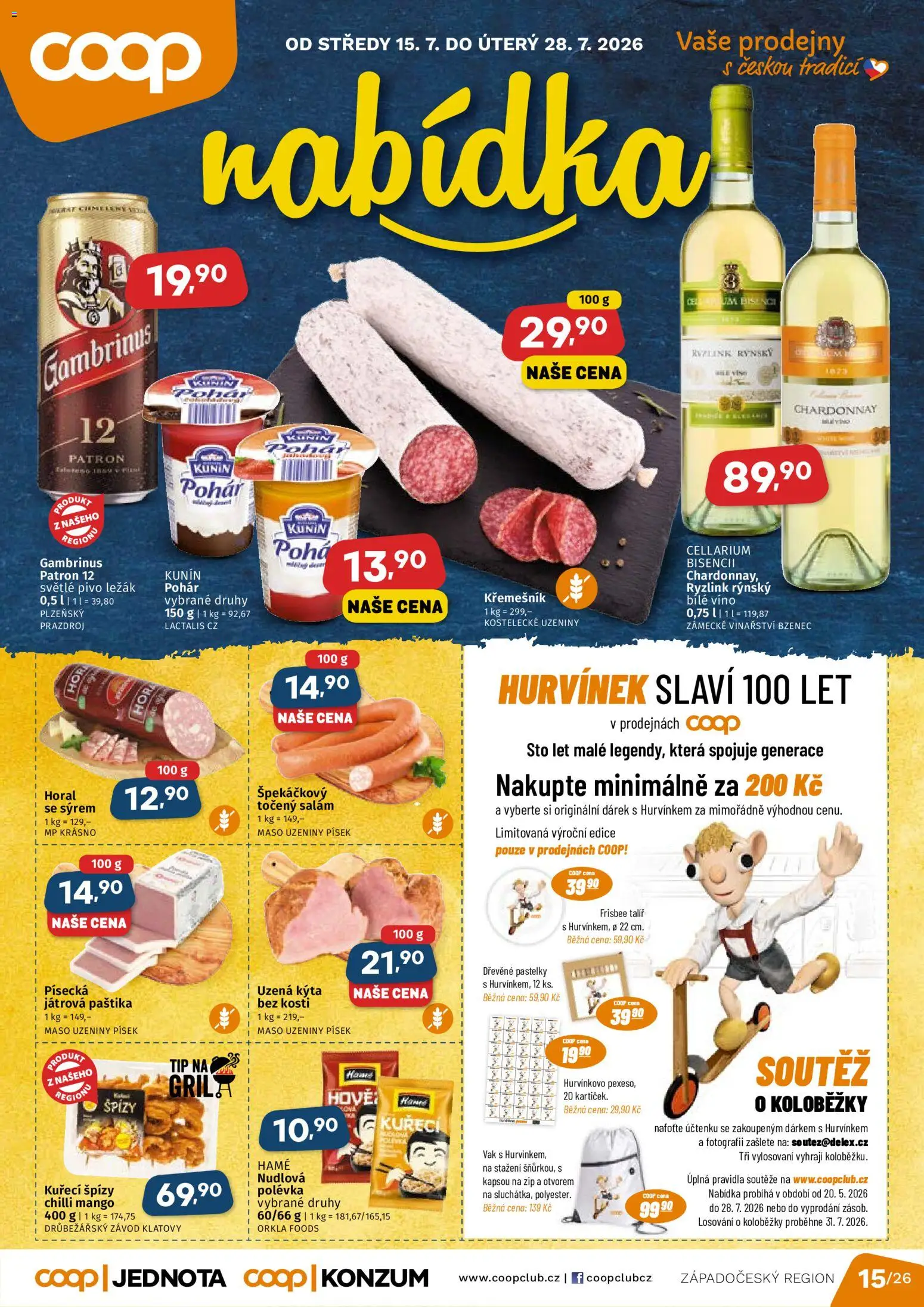 Coop leták - Západočeský region od 15.07.2026 | Strana: 1