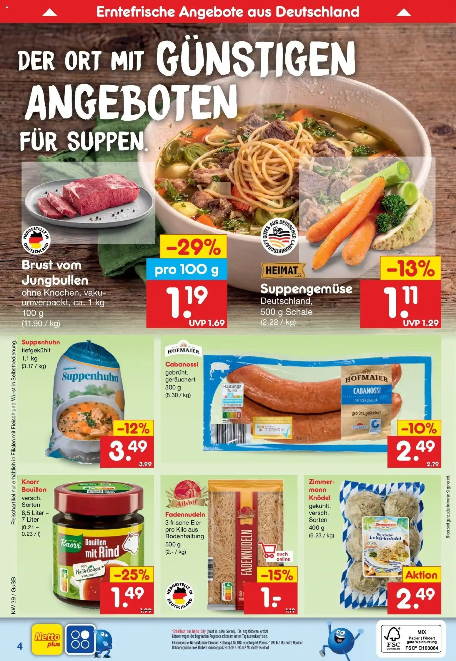 Netto Marken-Discount Prospekt Machern – gültig ab 21.09.2026 | Seite: 7 | Produkte: Eier, Knorr, Bilder, Fleisch