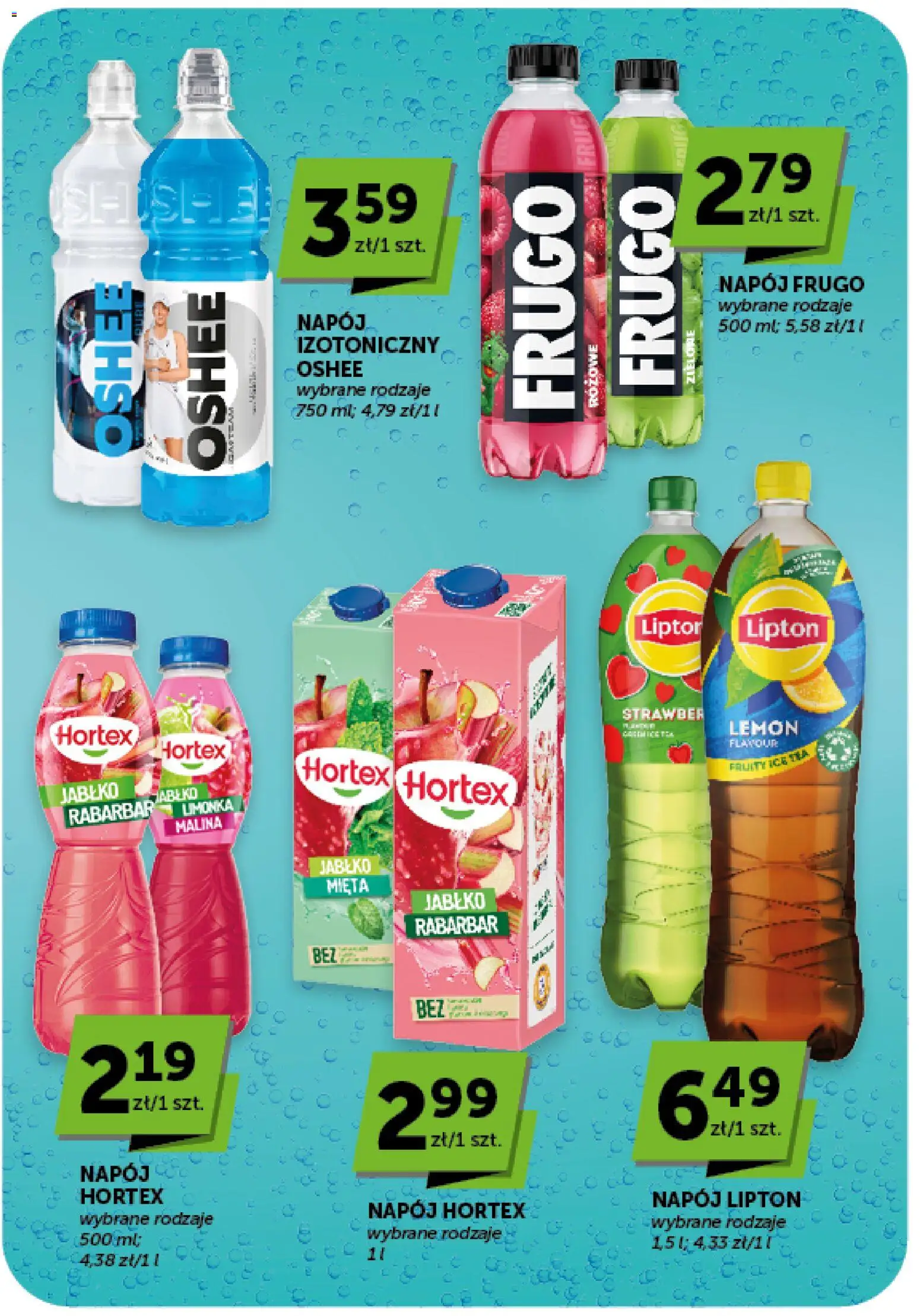 Groszek gazetka od 13.08.2026 | Strona: 39 | Produkty: Limonka, Malina, Oshee, Mięta