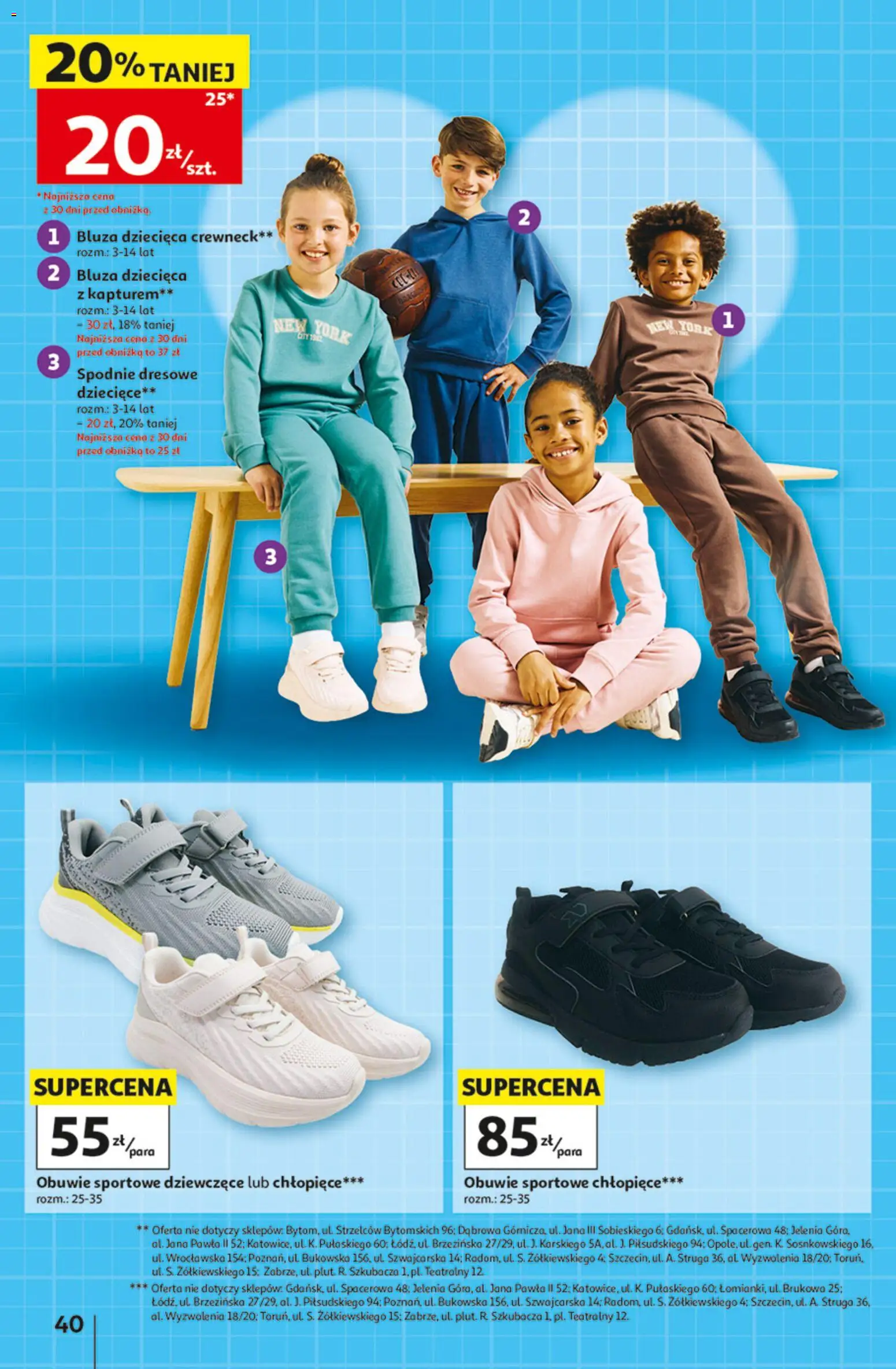 Auchan gazetka - Zostań ortem oszczędzania od 13.08.2026 | Strona: 40 | Produkty: Spodnie