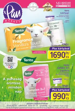 Plus Market akciós újság - amely érvényes a következő dátumtól: 07.05.2026
