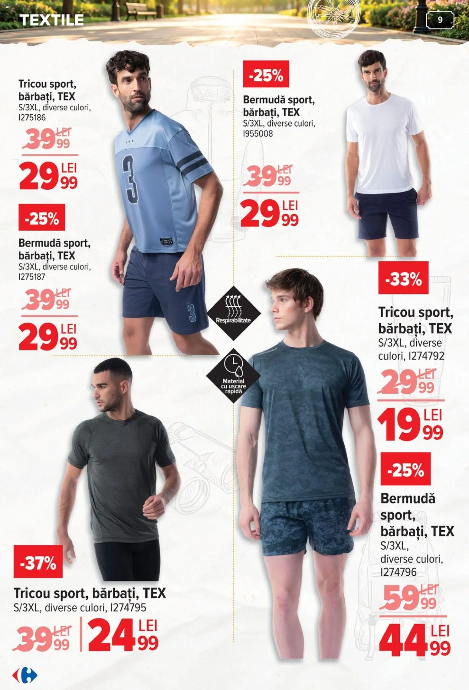 Noul catalog Carrefour – valabil de la 03.06.2026 | Pagină: 9 | Produse: Tricou