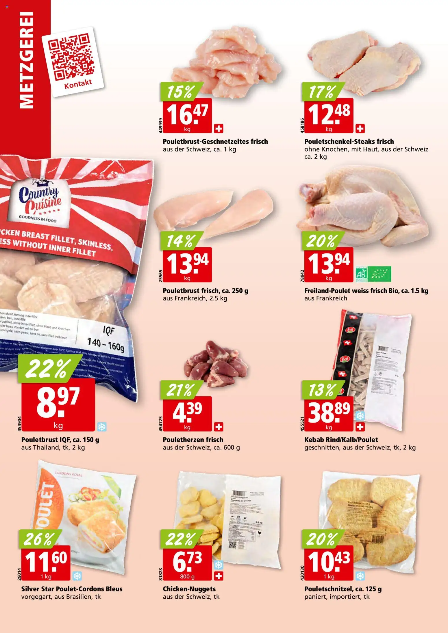 Aligro aktionen – gültig ab 28.09.2026 | Seite: 6 | Produkte: Pouletbrust