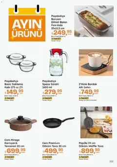 08 Ekim 2026 tarihinden itibaren geçerli olan Migros kataloğu önizlemesi | Sayfa: 153 | Ürünler: Cin, Bardak, Fırın, Sürahi