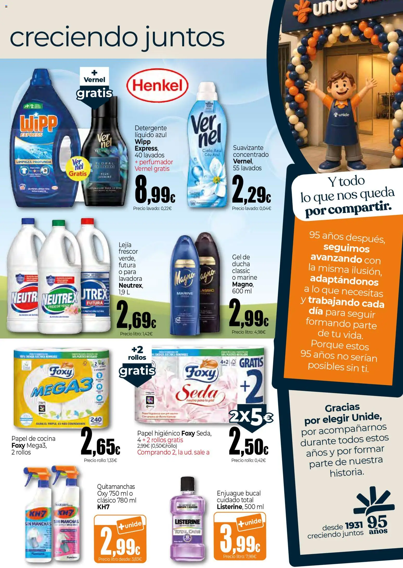 Unide folleto │ válido desde el 17/09/2026 | Página: 5 | Productos: Enjuague bucal, Quitamanchas, Detergente, Lavadora