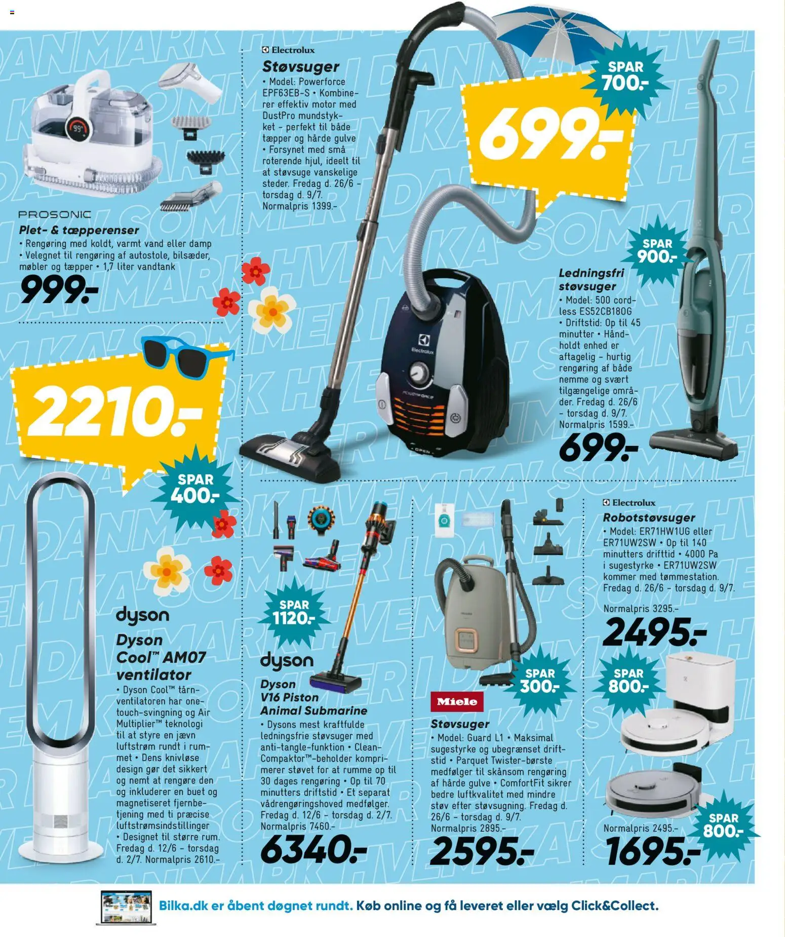 Bilka tilbudsavis – gyldig fra 26/06/2026 | Side: 22 | Produkter: Robotstøvsuger, Ventilator, Støvsuger
