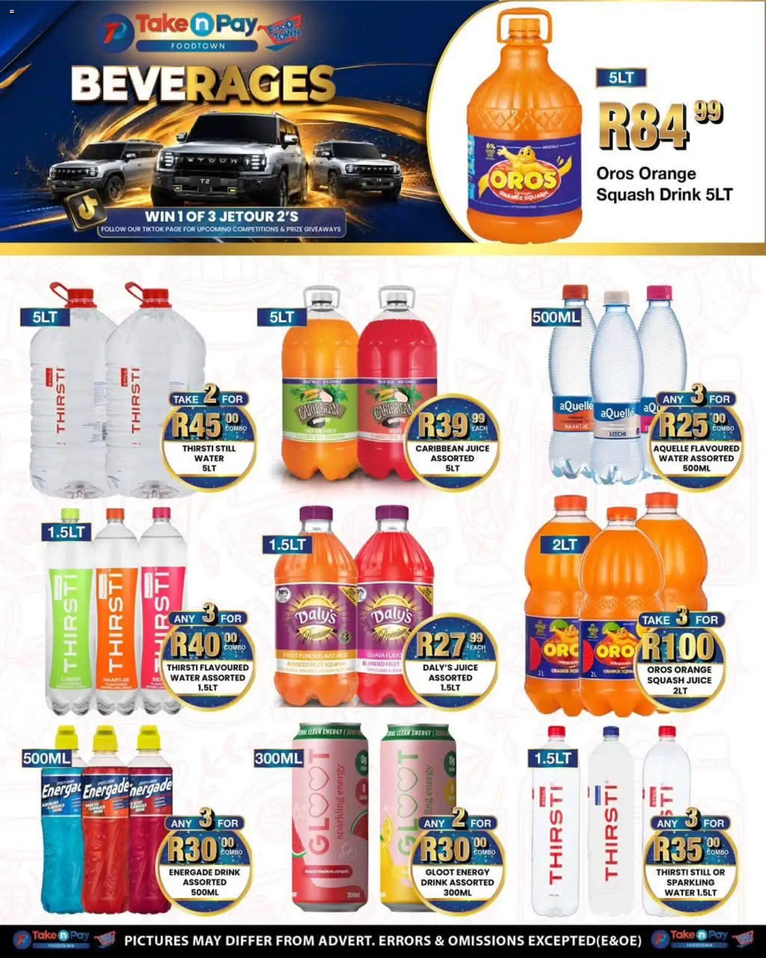 New Take n Pay catalogue – valid from 06/07/2026 | Page: 6 | Products: Cesto para colada, Squash, Juice, Water