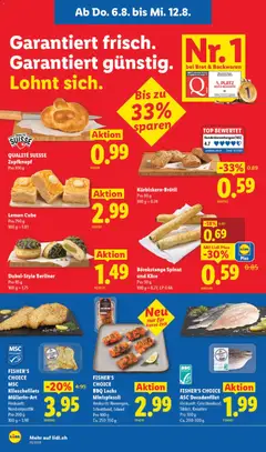 FISHER'S CHOICE, BBQ Lachs, Minispiessli, Herkunft: Norwegen,, Schottland, Island, Pro 100 g, Ca. 250-350 g ab 06.08.2026 gültig | Seite: 6