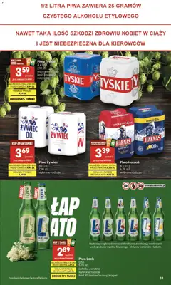 Pogląd oferty "Delikatesy Centrum gazetka" - ważna od 25.06.2026 | Strona: 33 | Produkty: Delikatesy, Tyskie, Harnaś, Piwo