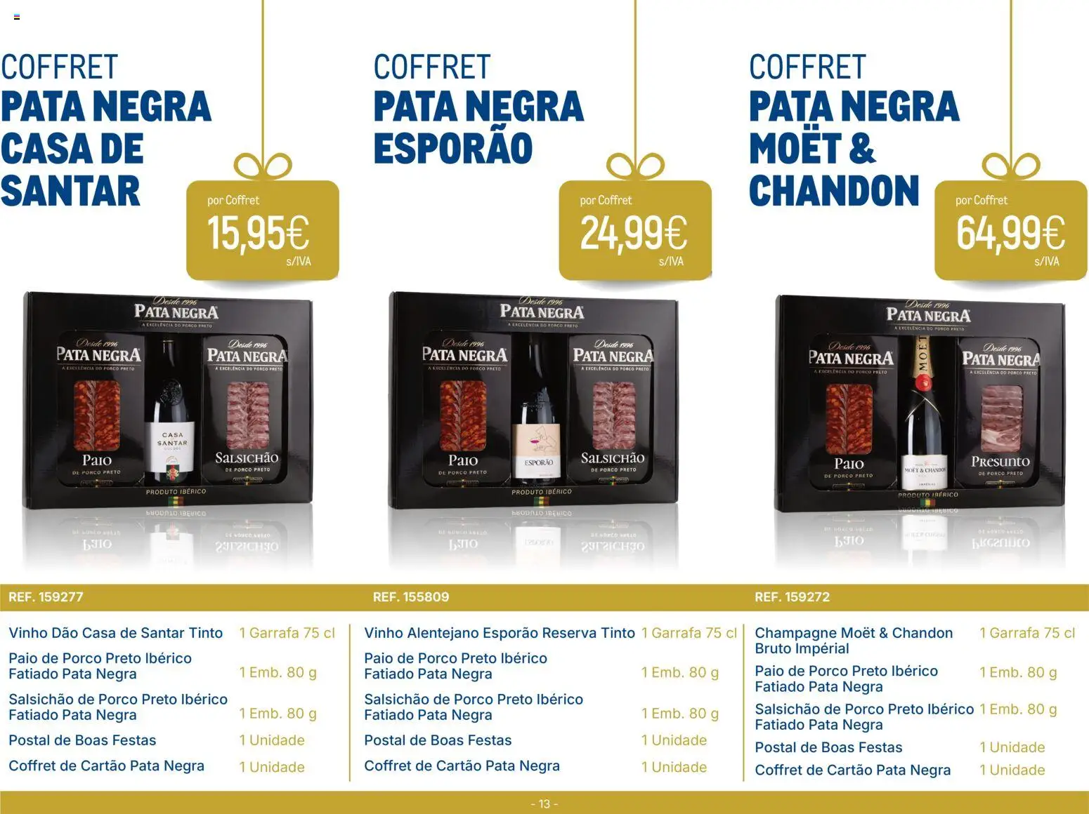 Makro - Cabazes de Natal 2026 │ válido de 03/11/2026 | Página: 13 | Produtos: Champagne, Champagne Moët, Presunto, Vinho