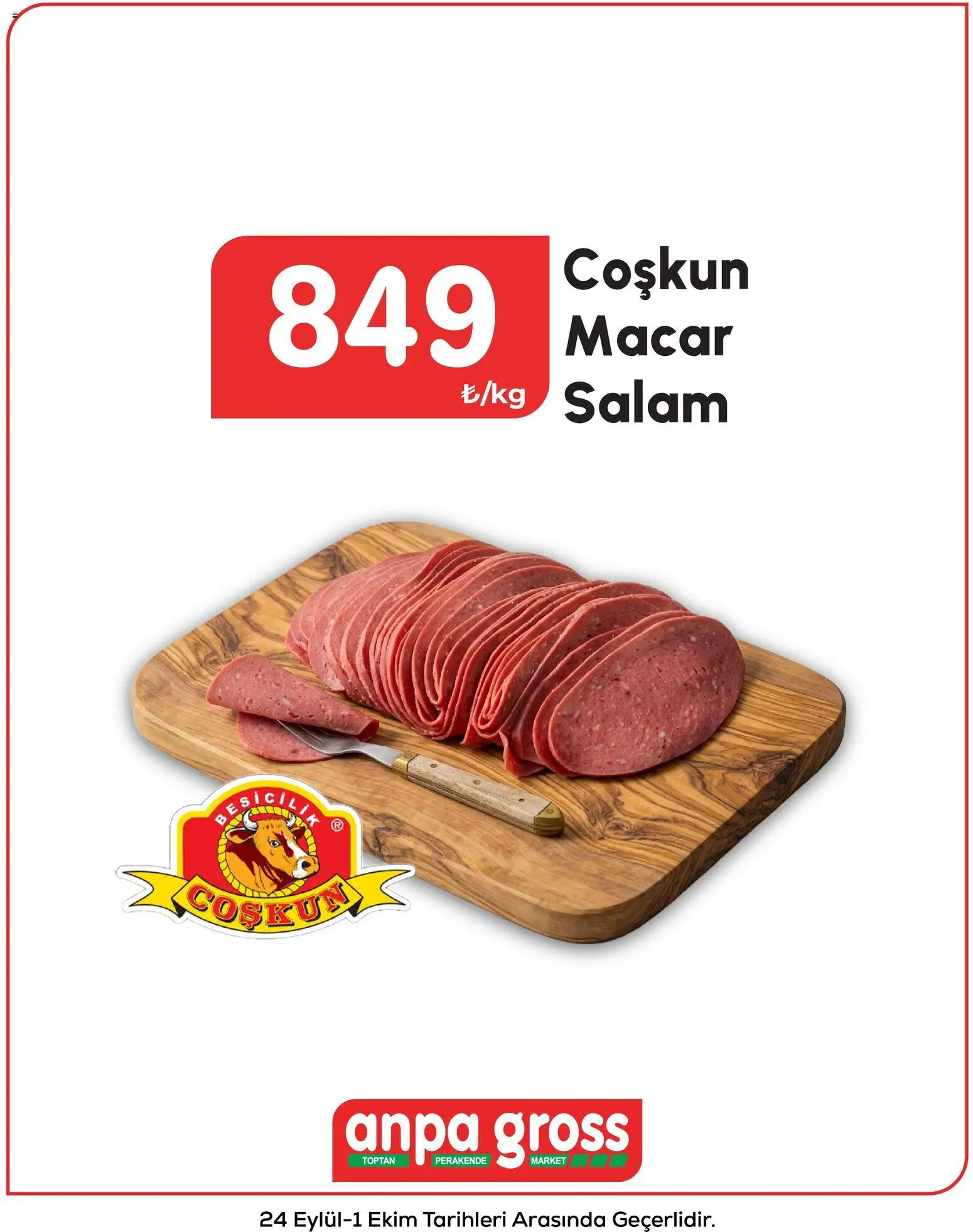 Anpa Gross Katalog - 29 Eylül 2026 tarihinden itibaren geçerlidir | Sayfa: 4 | Ürünler: Salam