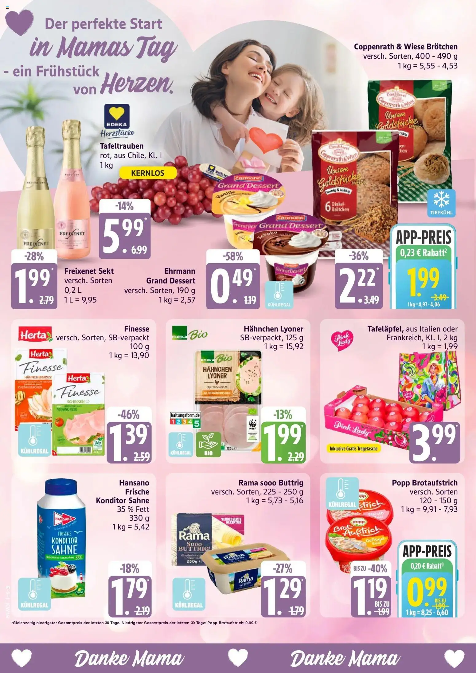 Marktkauf Prospekt Mölln	 – gültig ab 04.05.2026 | Seite: 2 | Produkte: Hahnchen, Sekt, Sahne, Herta finesse