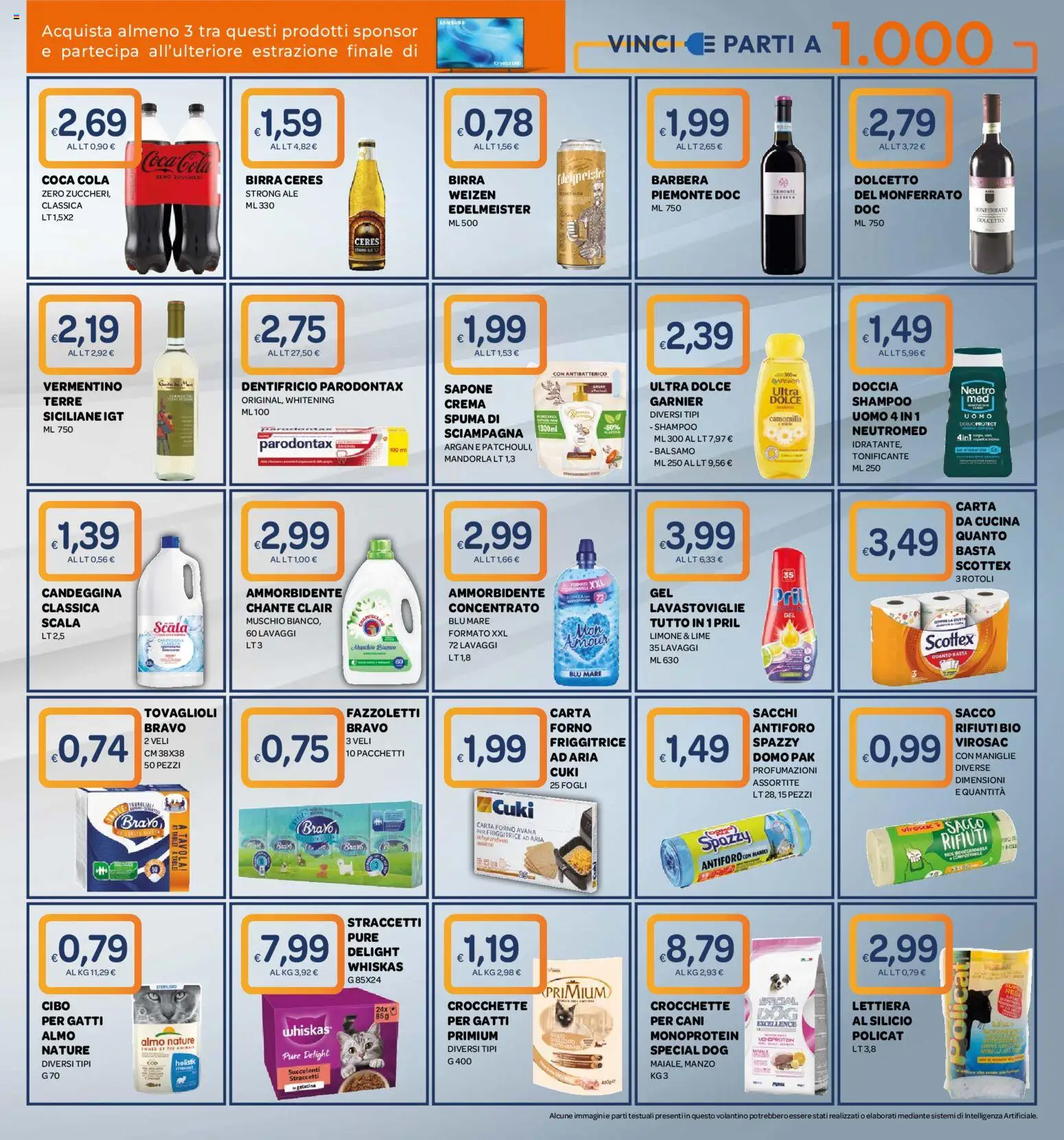 Volantino Ekom del 06/10/2026 | Pagina: 5 | Prodotti: Sapone, Lavastoviglie, Friggitrice, Coca Cola