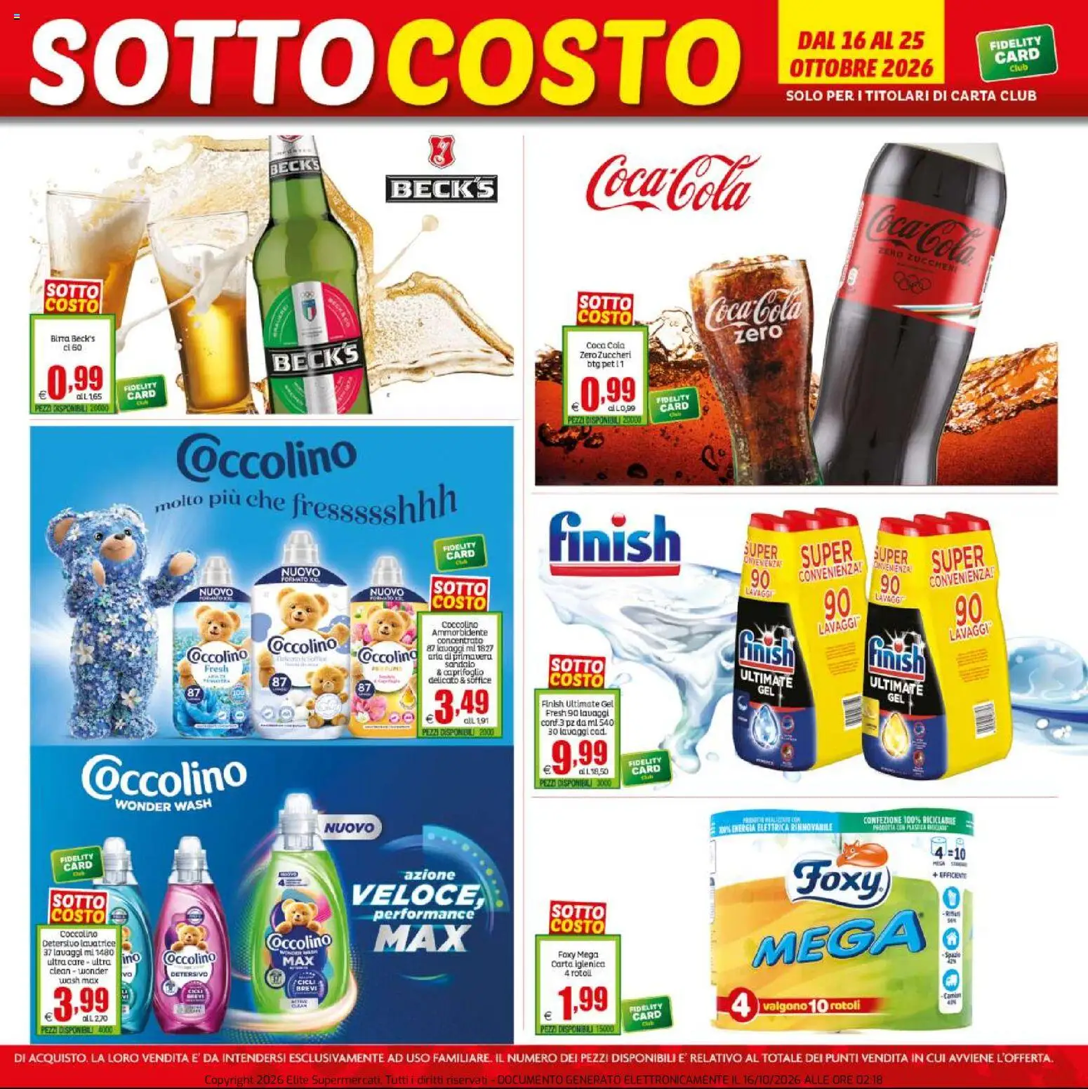 Volantino Elite Supermercati del 16/10/2026 | Pagina: 3