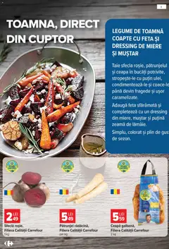 Ofertele Carrefour valabile de la 28.10.2026 | Pagină: 4 | Produse: Miere, Cuptor, Ceapă galbenă, Sfeclă