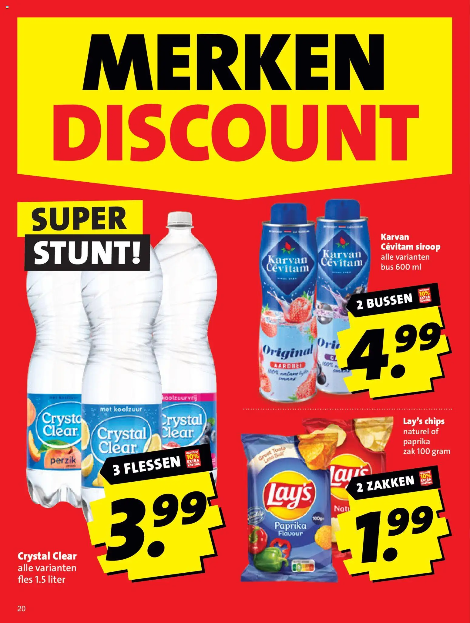{H1} | Pagina: 20 | Producten: Chips, Fles, Zak, Kész piskótalap