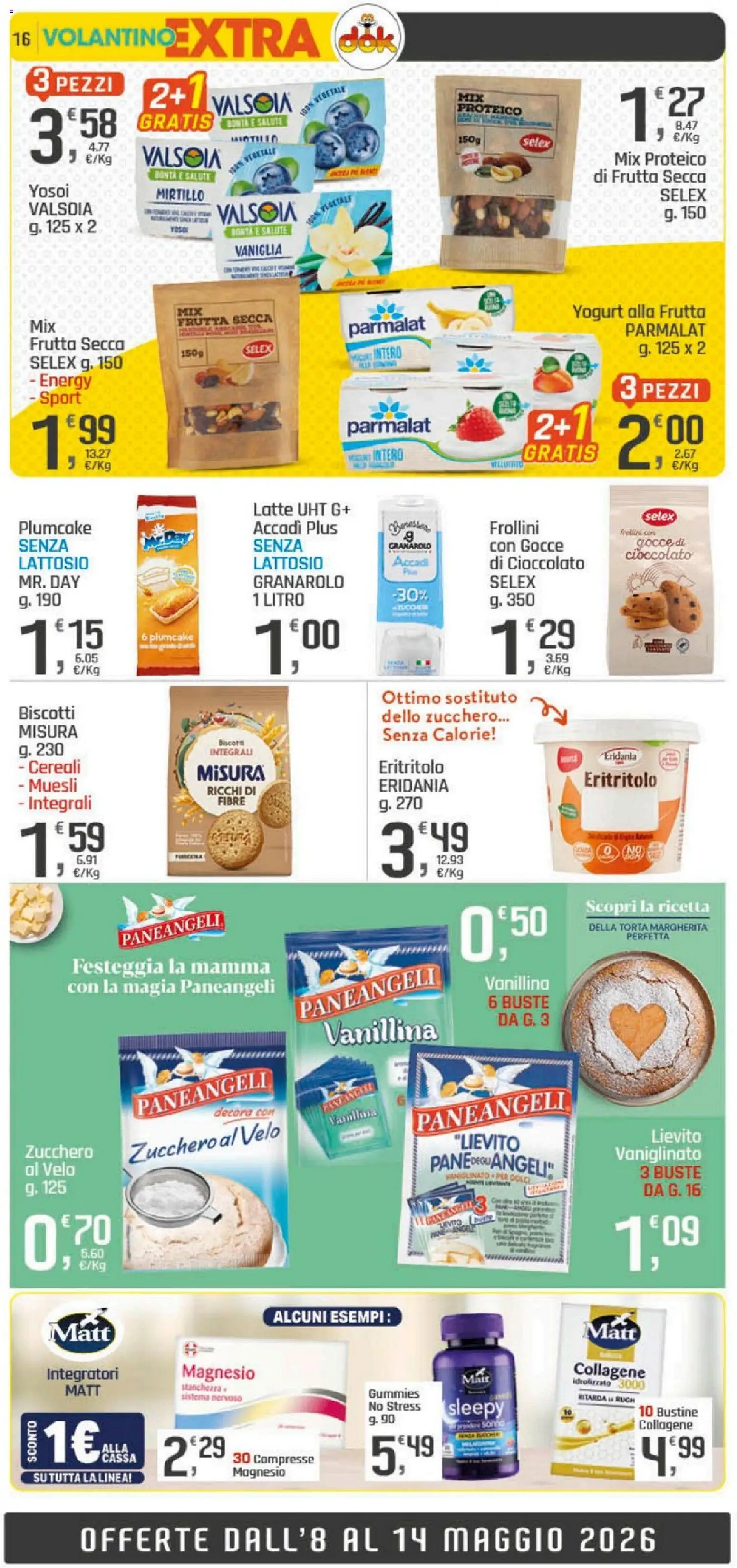 Volantino DOK del 04.05.2026 | Pagina: 16 | Prodotti: Muesli, Yogurt, Cereali, Biscotti