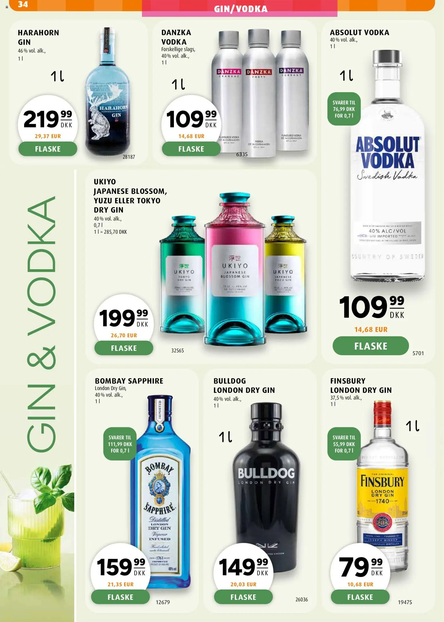Scandinavian Park tilbudsavis – gyldig fra 25/06/2026 | Side: 40 | Produkter: Gin, Vodka