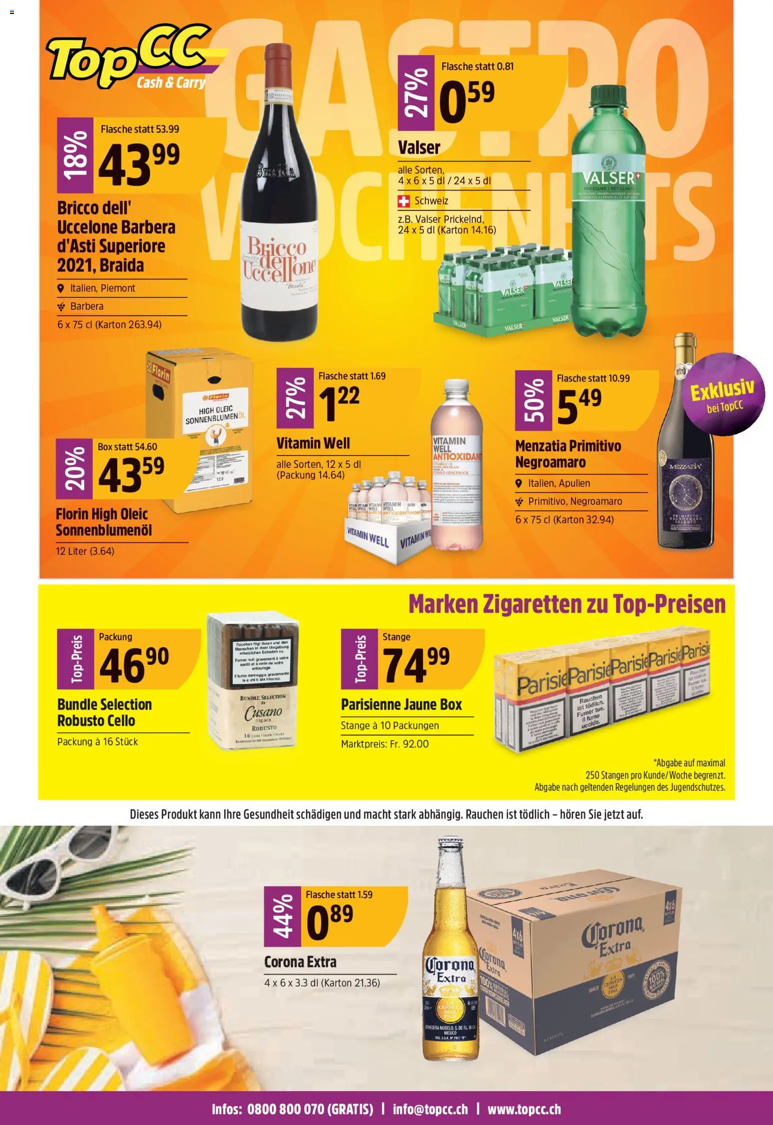 TopCC aktionen – gültig ab 03.08.2026 | Seite: 24 | Produkte: Box, Corona Extra