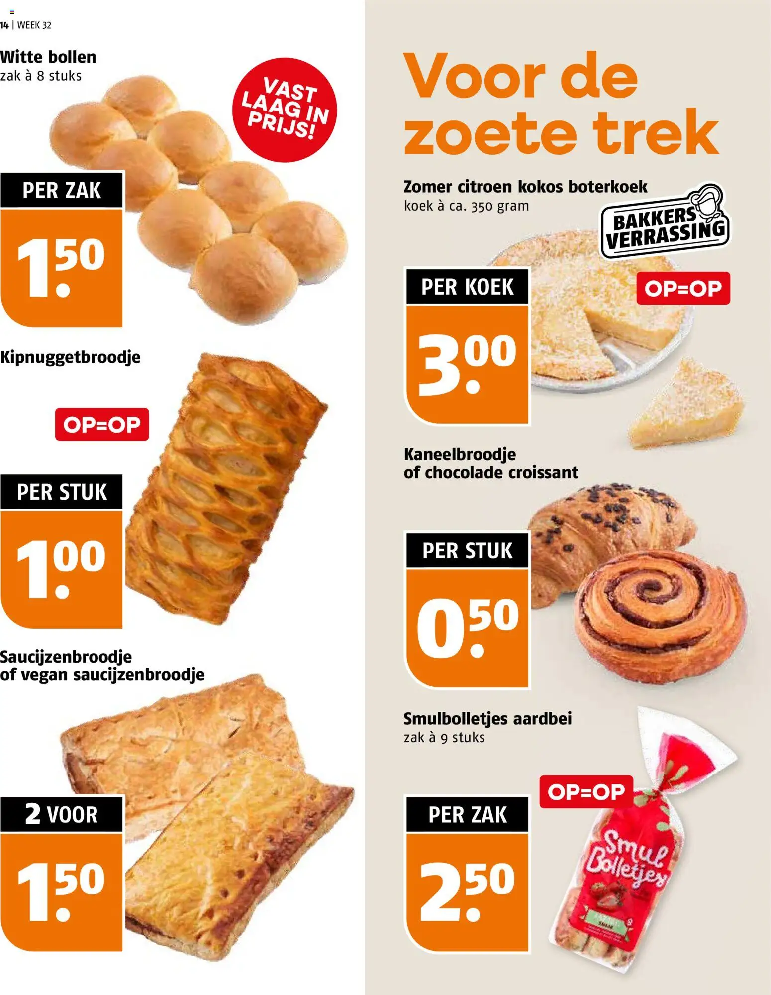 {H1} | Pagina: 14 | Producten: Citroen, Chocolade, Zak, Aardbei